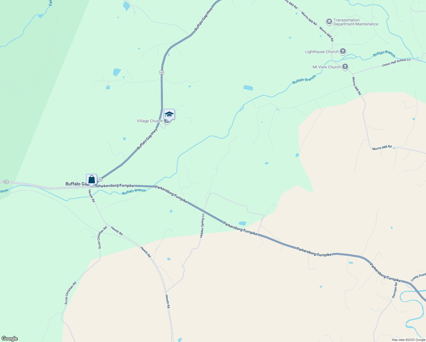map of restaurants, bars, coffee shops, grocery stores, and more near 146 Gap Orchard Lane in Swoope