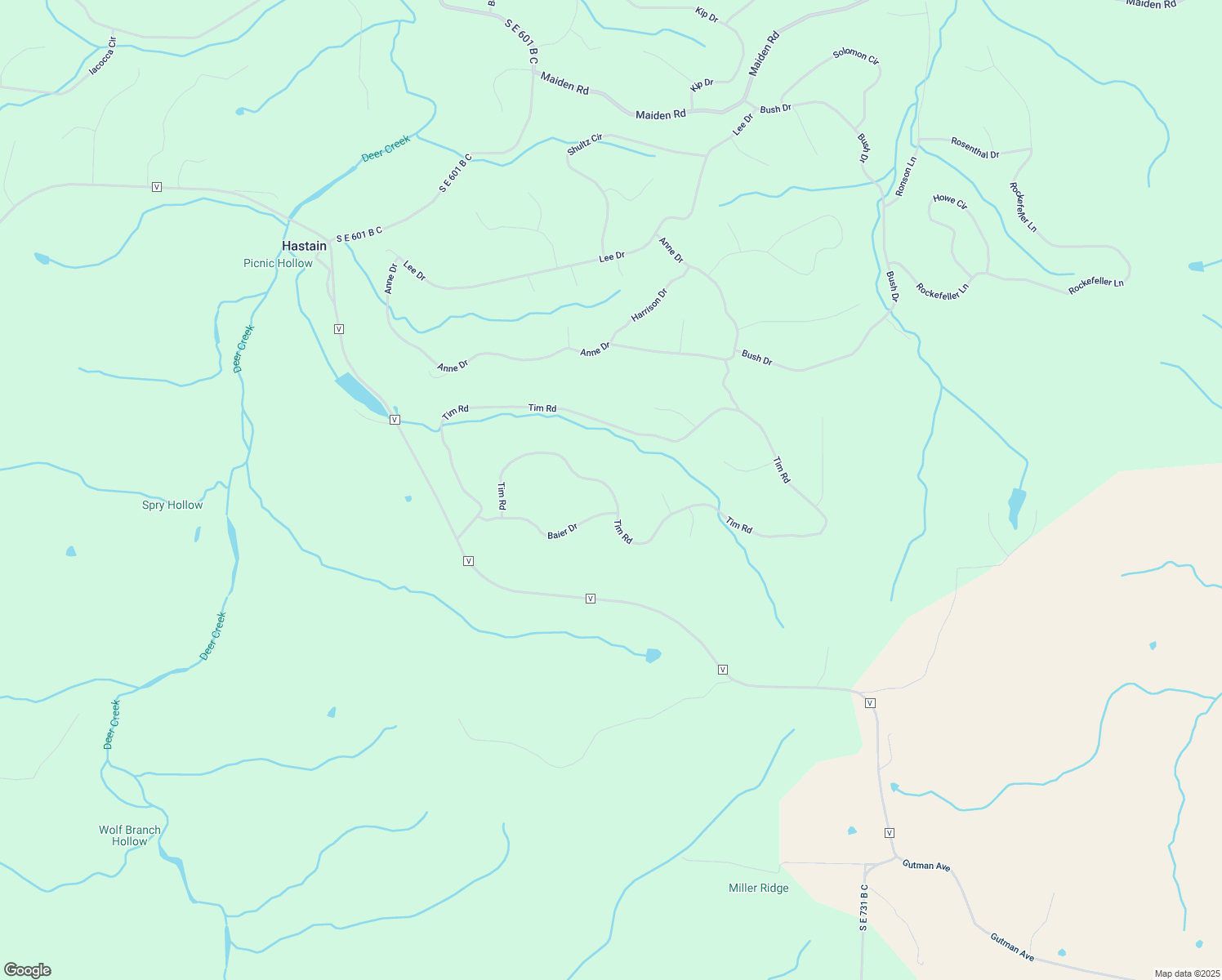 map of restaurants, bars, coffee shops, grocery stores, and more near Tim Road in Benton County