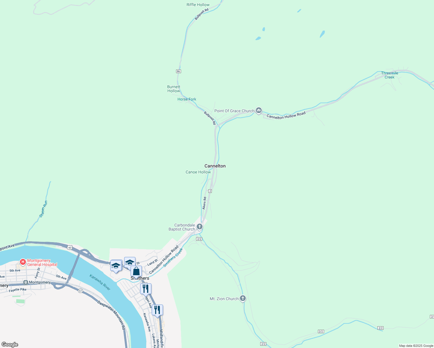 map of restaurants, bars, coffee shops, grocery stores, and more near in Cannelton