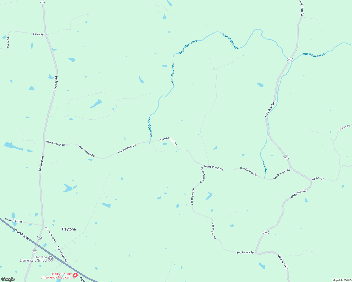 map of restaurants, bars, coffee shops, grocery stores, and more near 1398 Hansborough Road in Frankfort