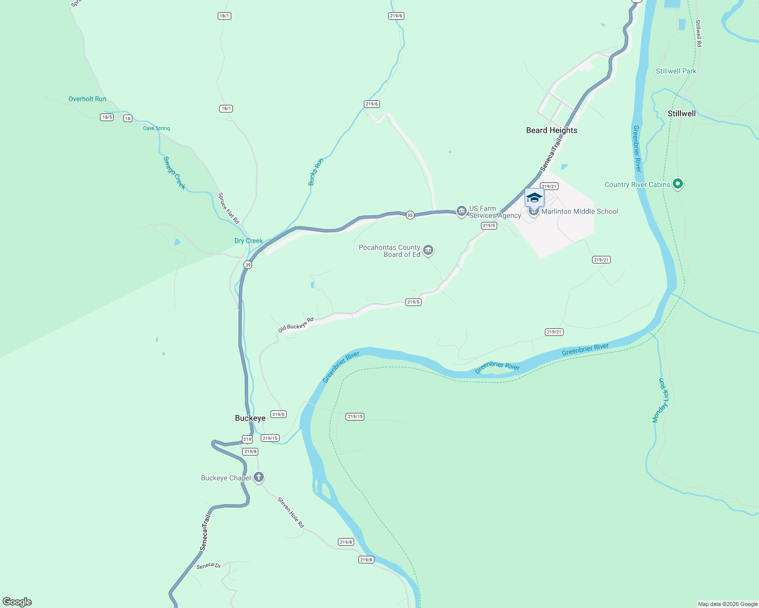 map of restaurants, bars, coffee shops, grocery stores, and more near Old Buckeye Road in Buckeye