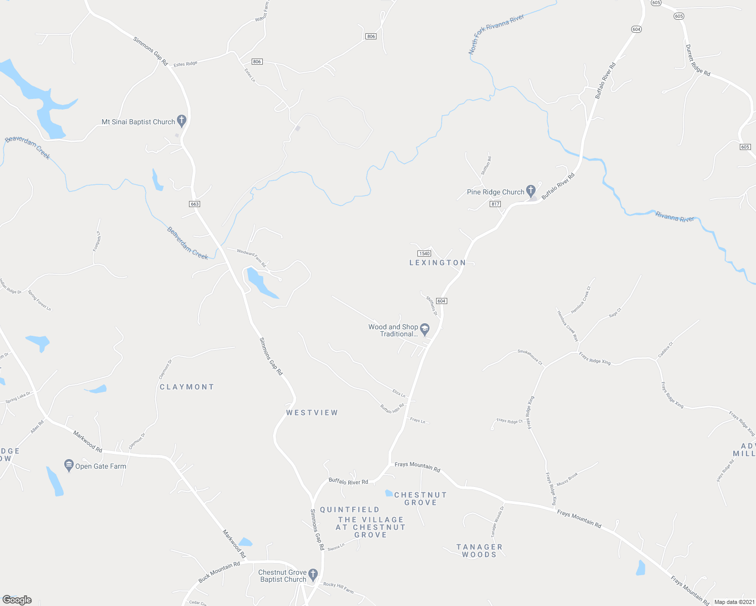 map of restaurants, bars, coffee shops, grocery stores, and more near 377 Future Oak Ln in Albemarle