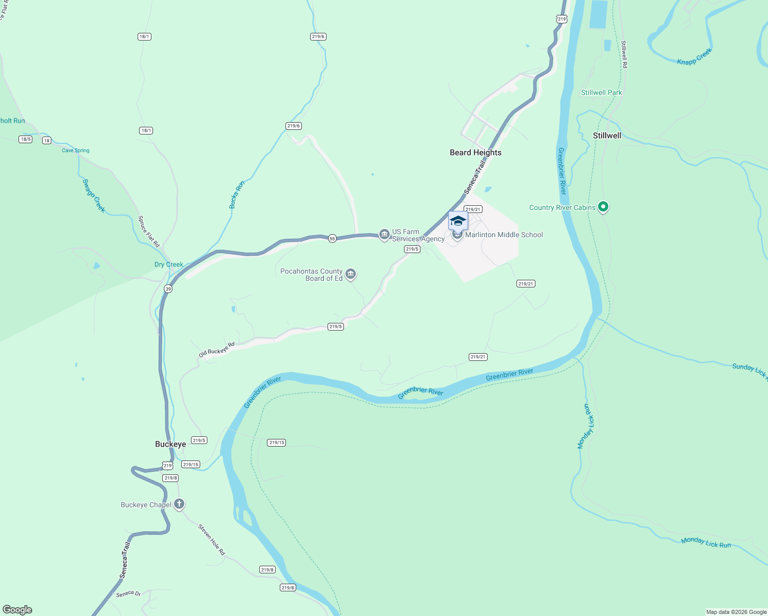 map of restaurants, bars, coffee shops, grocery stores, and more near Old Buckeye Road in Buckeye