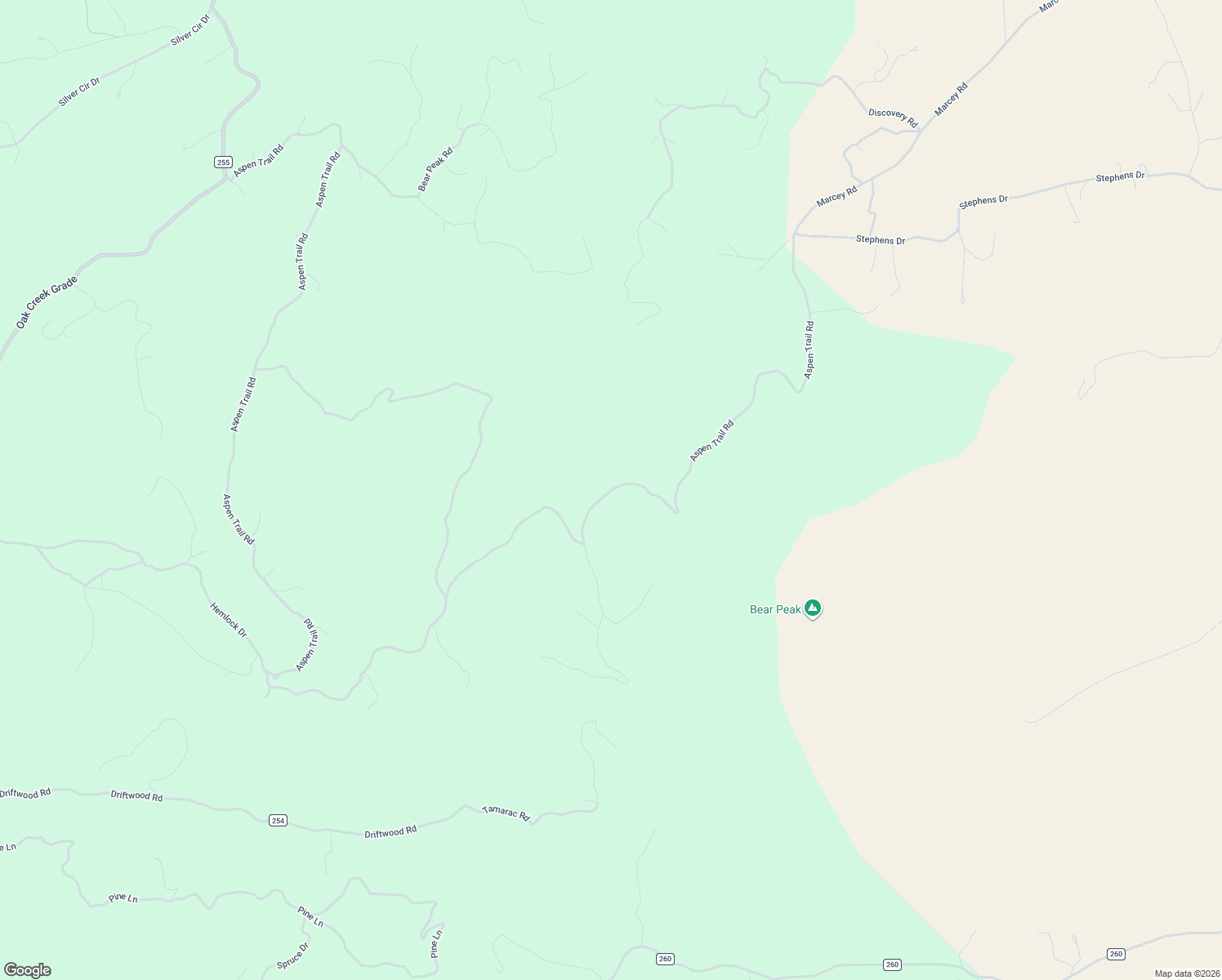map of restaurants, bars, coffee shops, grocery stores, and more near 2439 Aspen Trail Road in Westcliffe