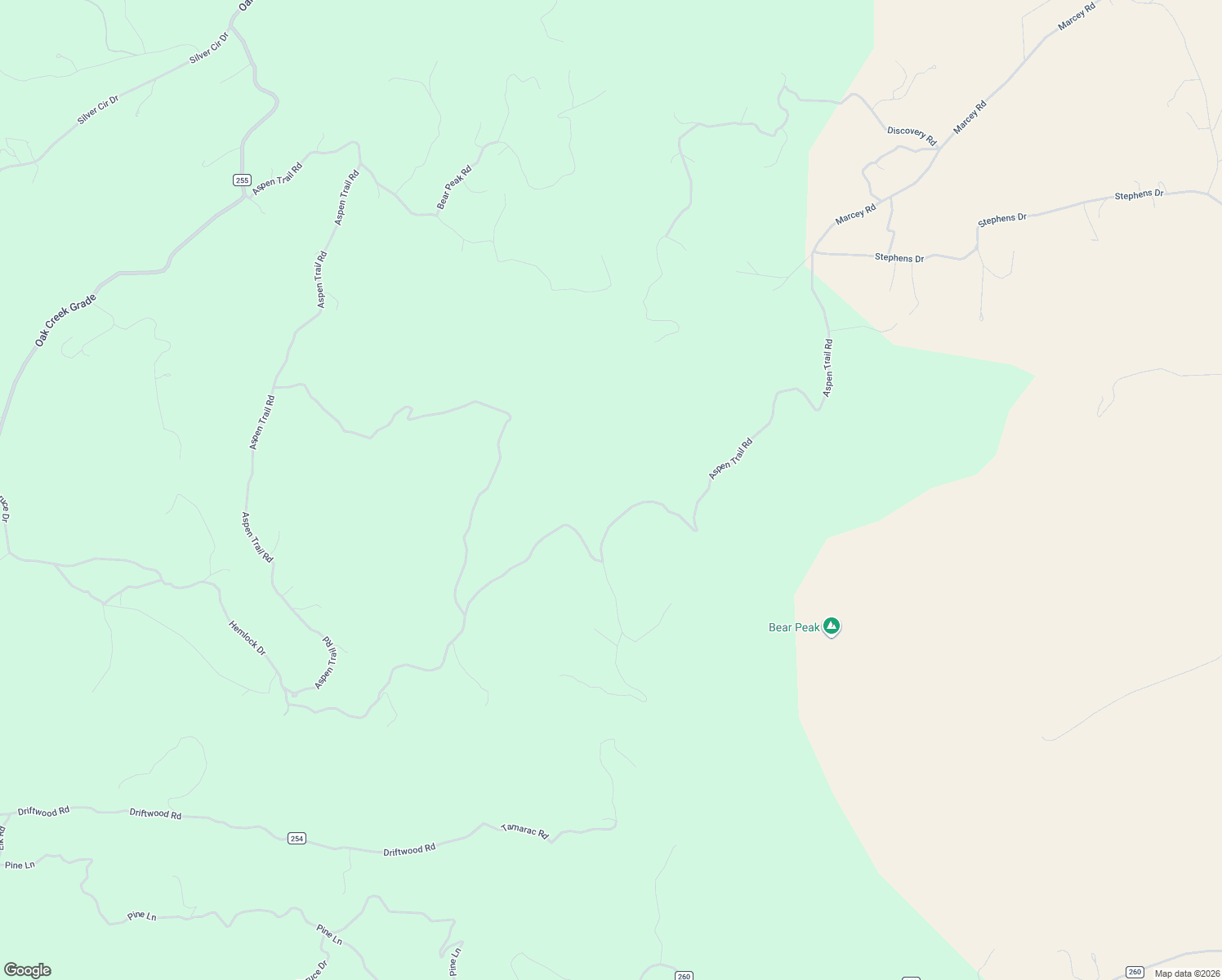 map of restaurants, bars, coffee shops, grocery stores, and more near 2439 Aspen Trail Road in Westcliffe