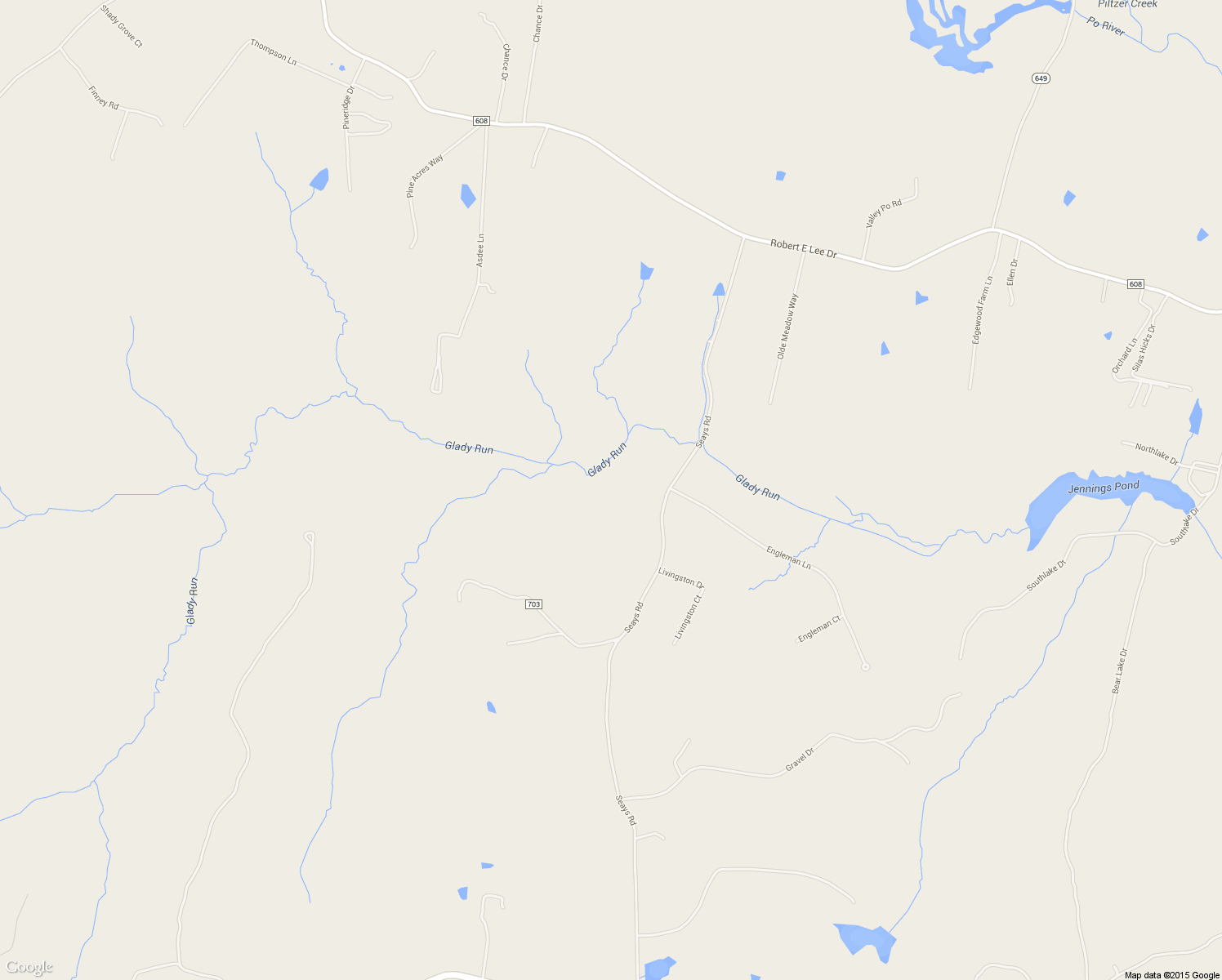 map of restaurants, bars, coffee shops, grocery stores, and more near 8700 Seays Road in Spotsylvania