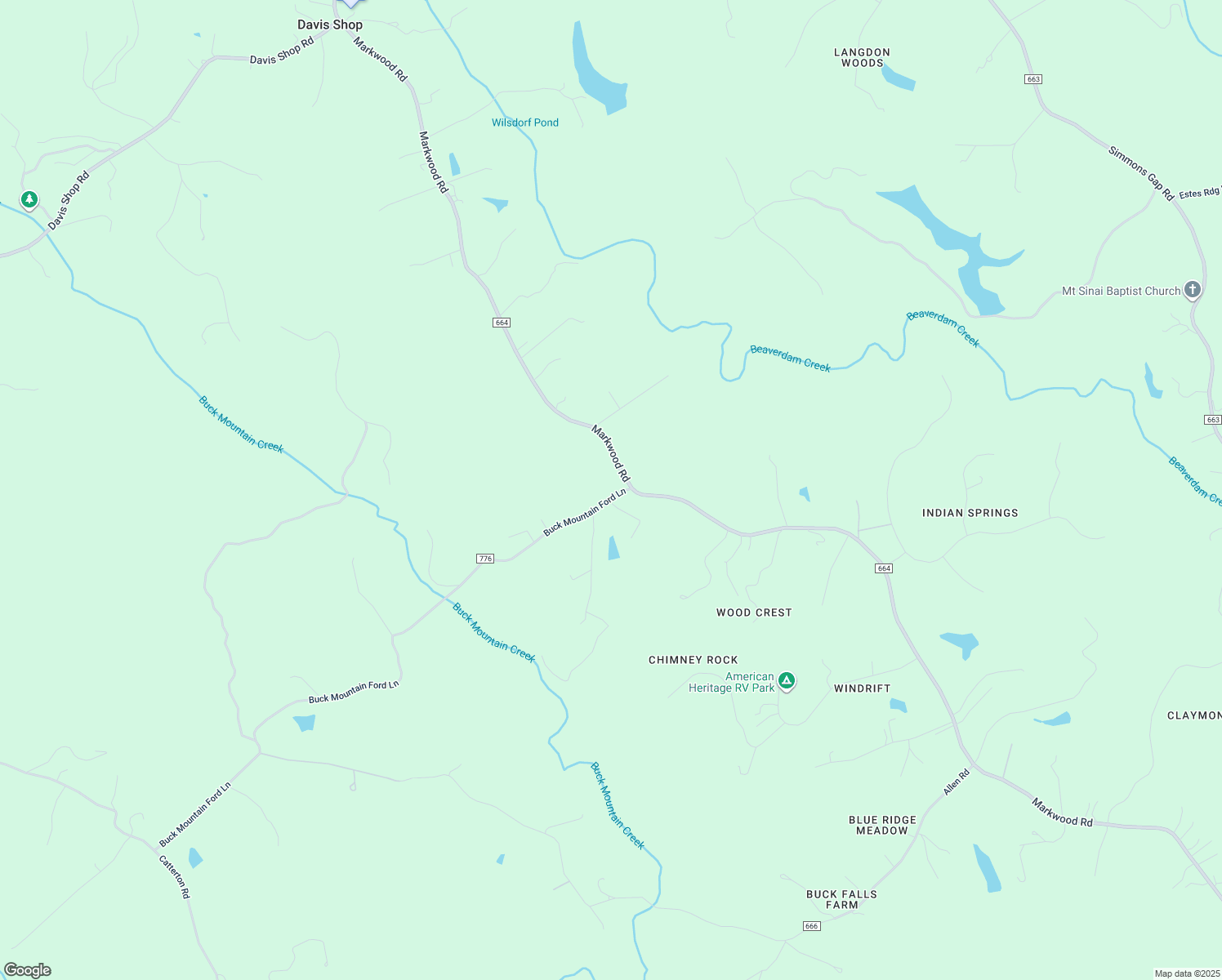 map of restaurants, bars, coffee shops, grocery stores, and more near 994 Buck Mountain Ford Lane in Earlysville
