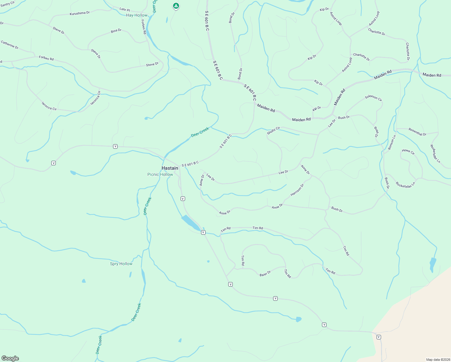 map of restaurants, bars, coffee shops, grocery stores, and more near Lee Drive in Edwards