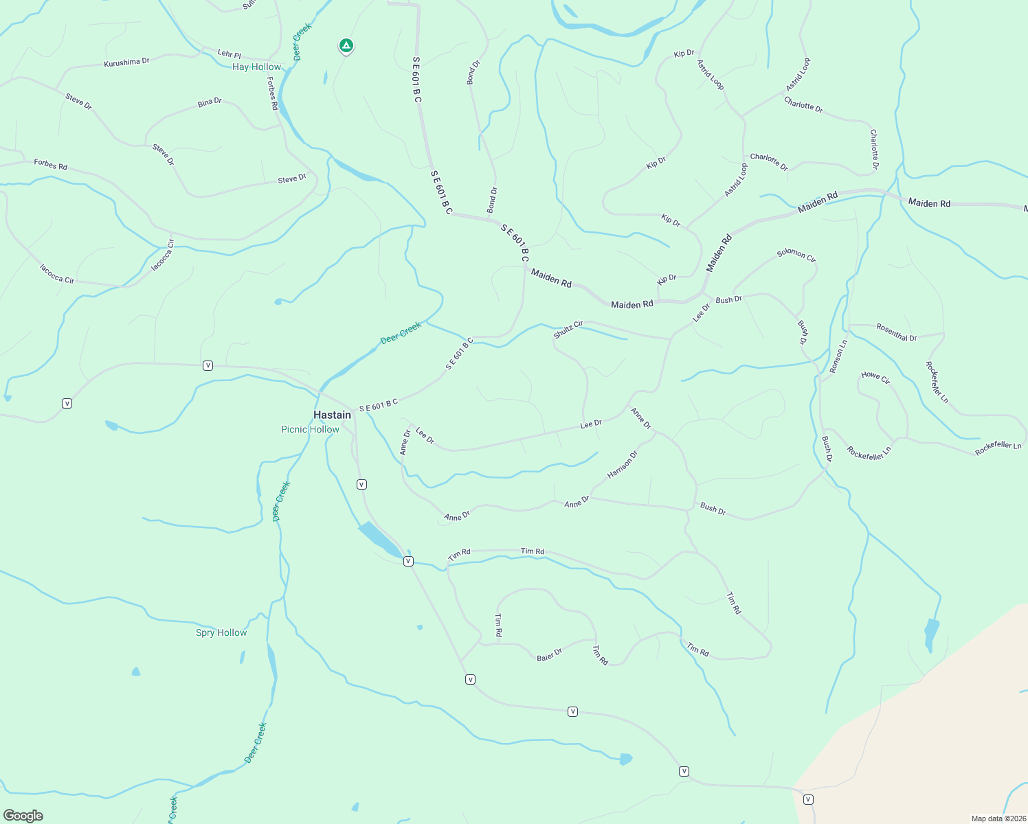map of restaurants, bars, coffee shops, grocery stores, and more near Ferro Lane in Edwards