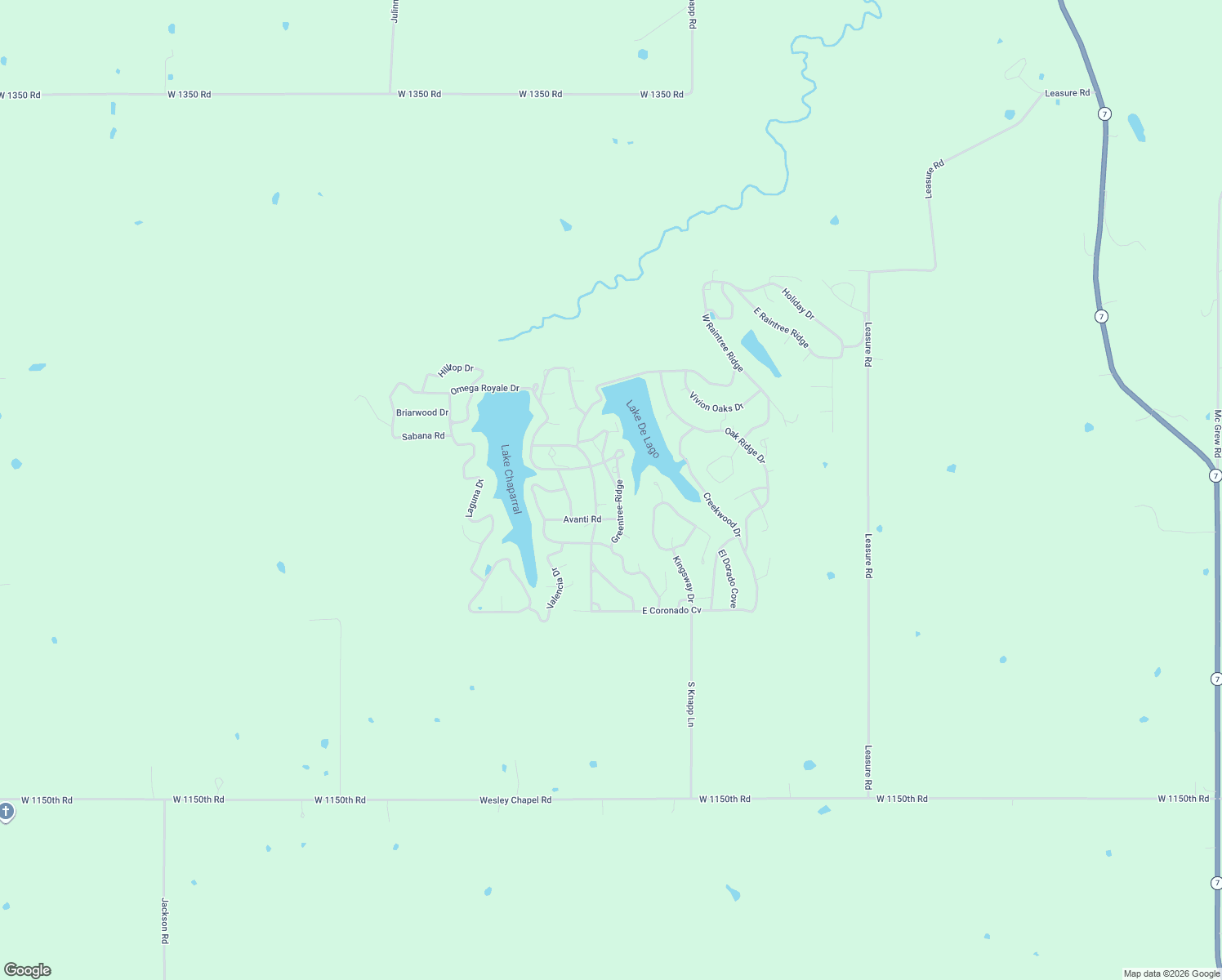 map of restaurants, bars, coffee shops, grocery stores, and more near 1608 Green Tree Ridge in Mound City