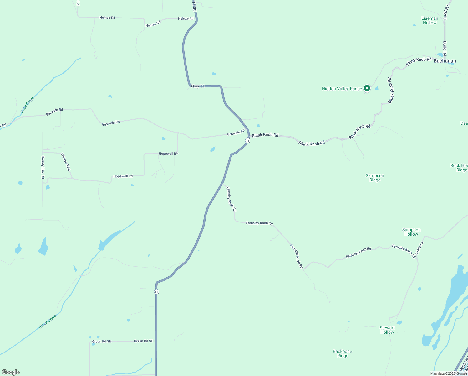 map of restaurants, bars, coffee shops, grocery stores, and more near 6820 Farnsley Knob Road in Elizabeth