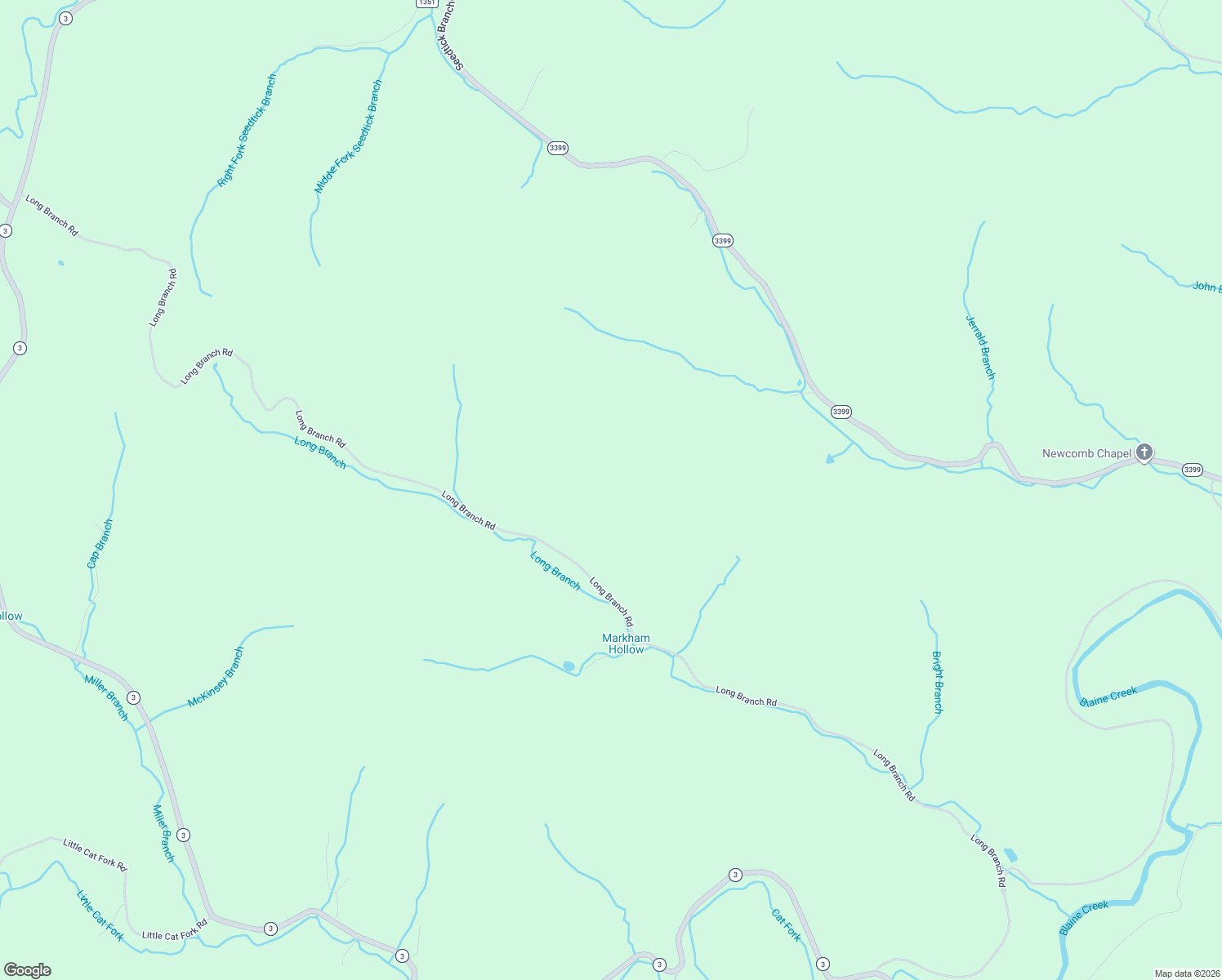 map of restaurants, bars, coffee shops, grocery stores, and more near 723 Meades Branch Road in Louisa