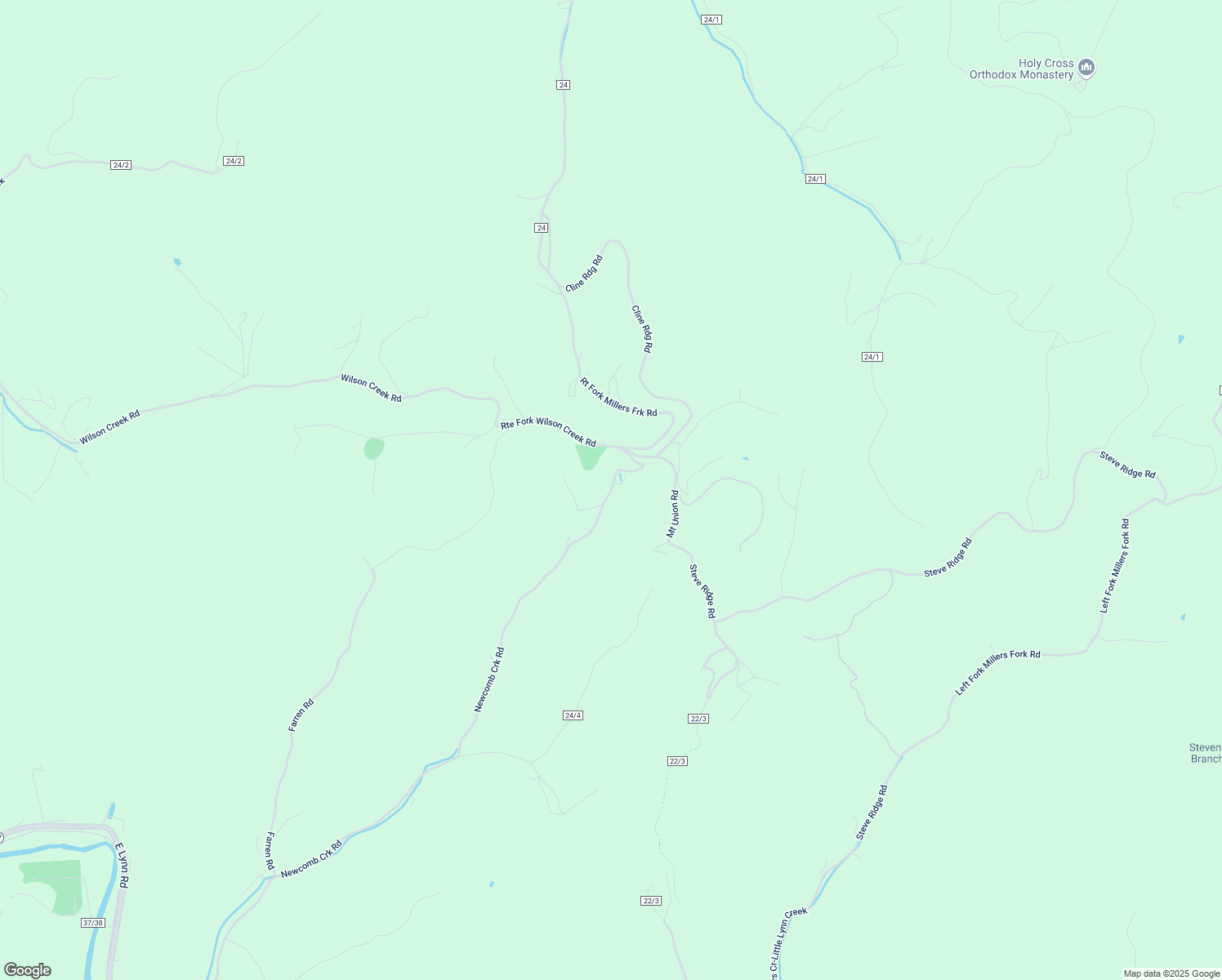 map of restaurants, bars, coffee shops, grocery stores, and more near Upper Newcomb Road in Wayne