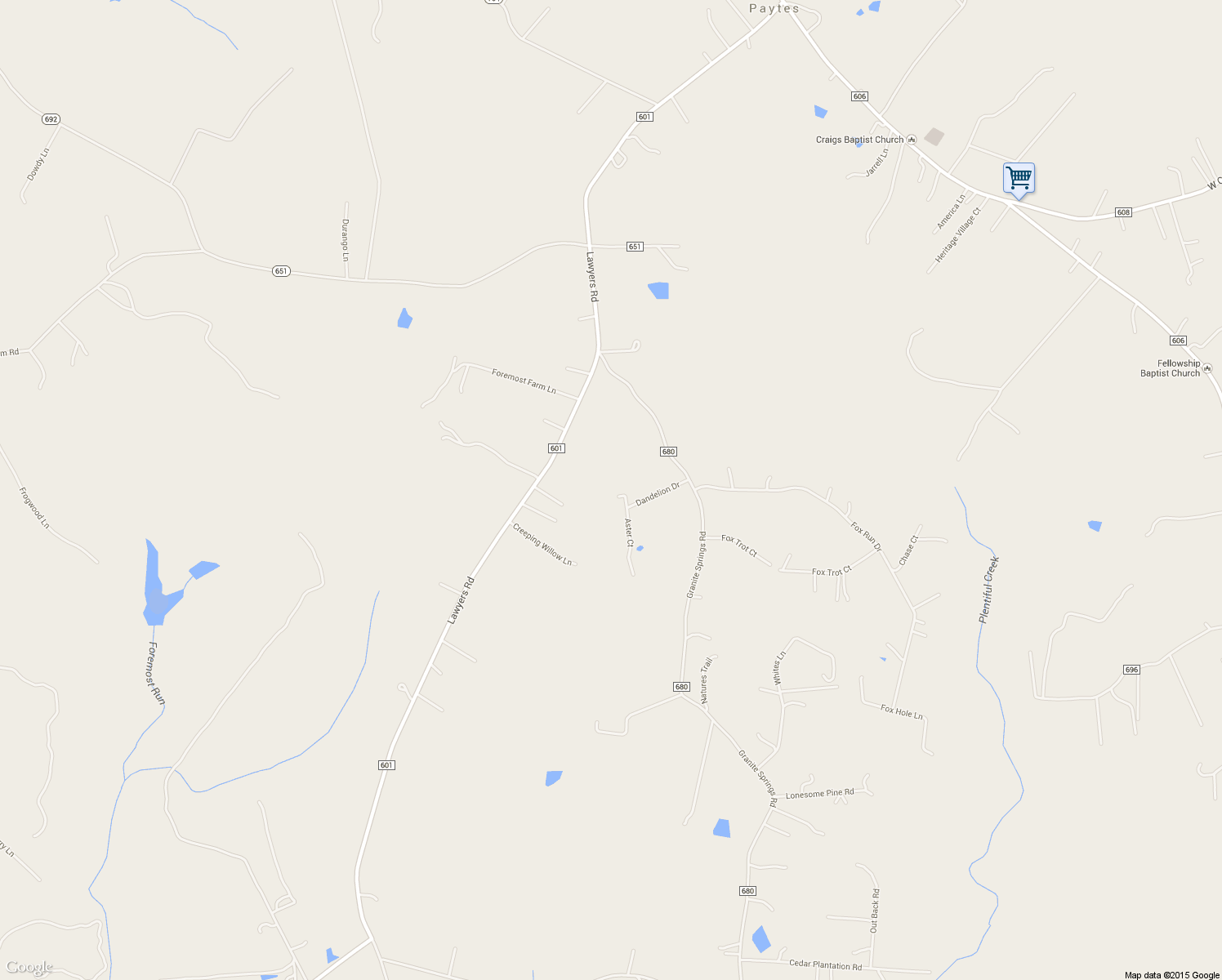map of restaurants, bars, coffee shops, grocery stores, and more near 9100 Aster Court in Spotsylvania