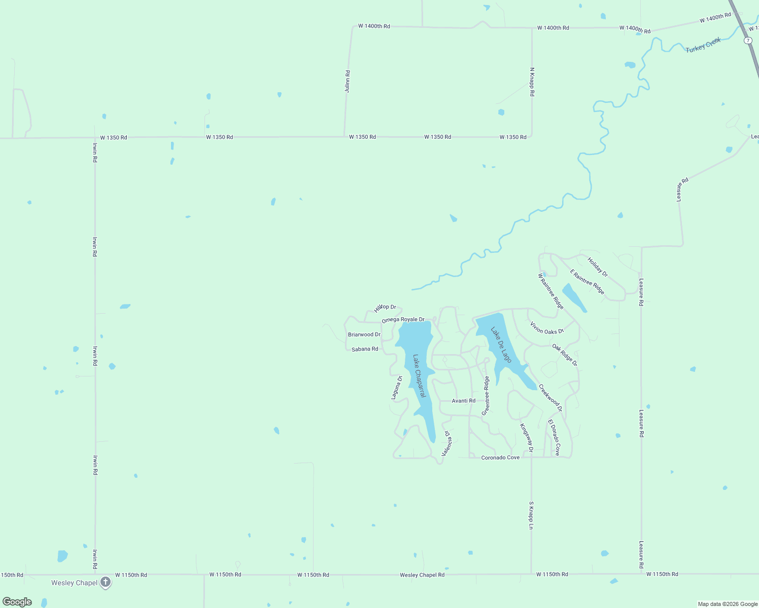 map of restaurants, bars, coffee shops, grocery stores, and more near 3707 Hilltop Drive in Mound City