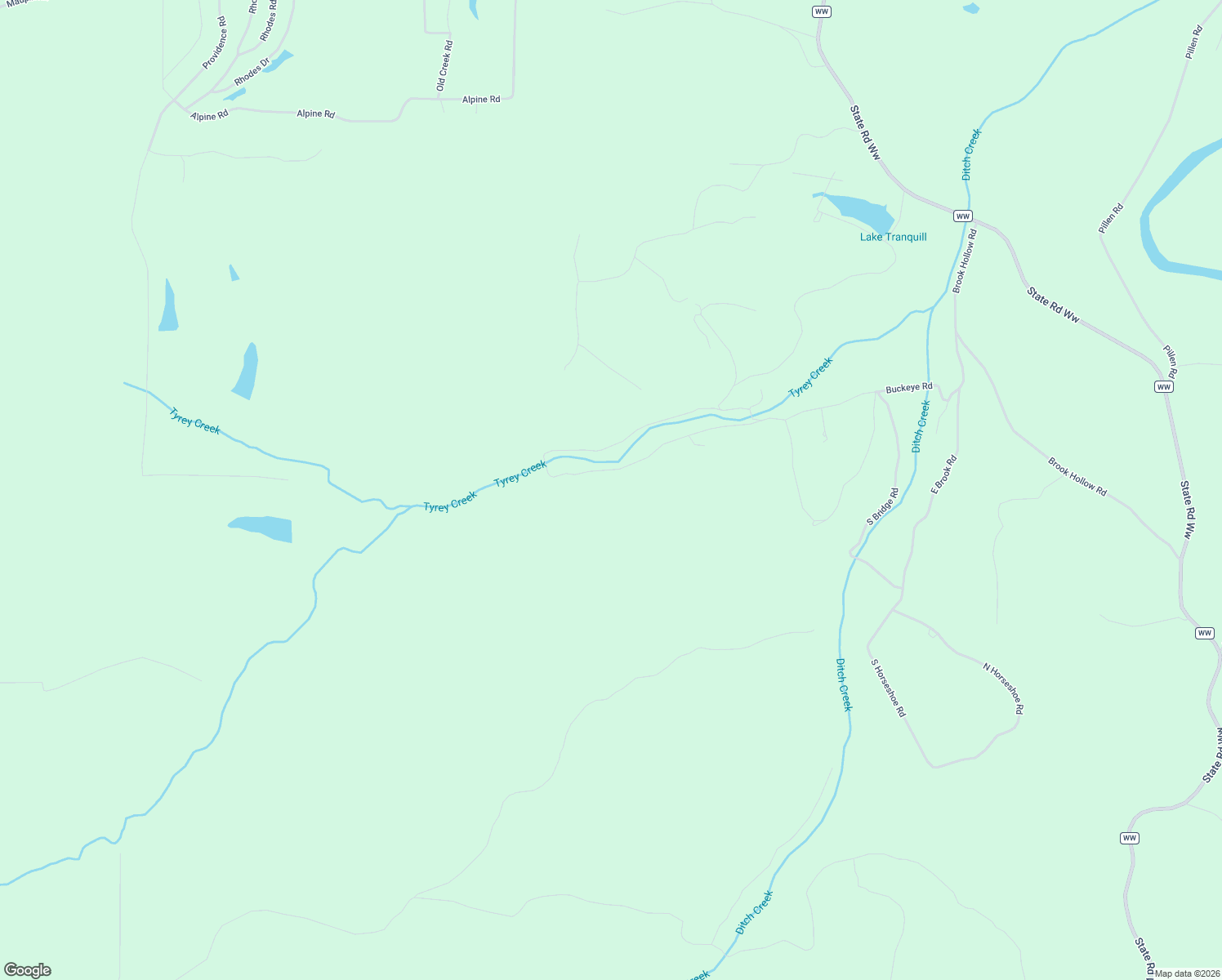 map of restaurants, bars, coffee shops, grocery stores, and more near 9106 Buckeye Road in Dittmer