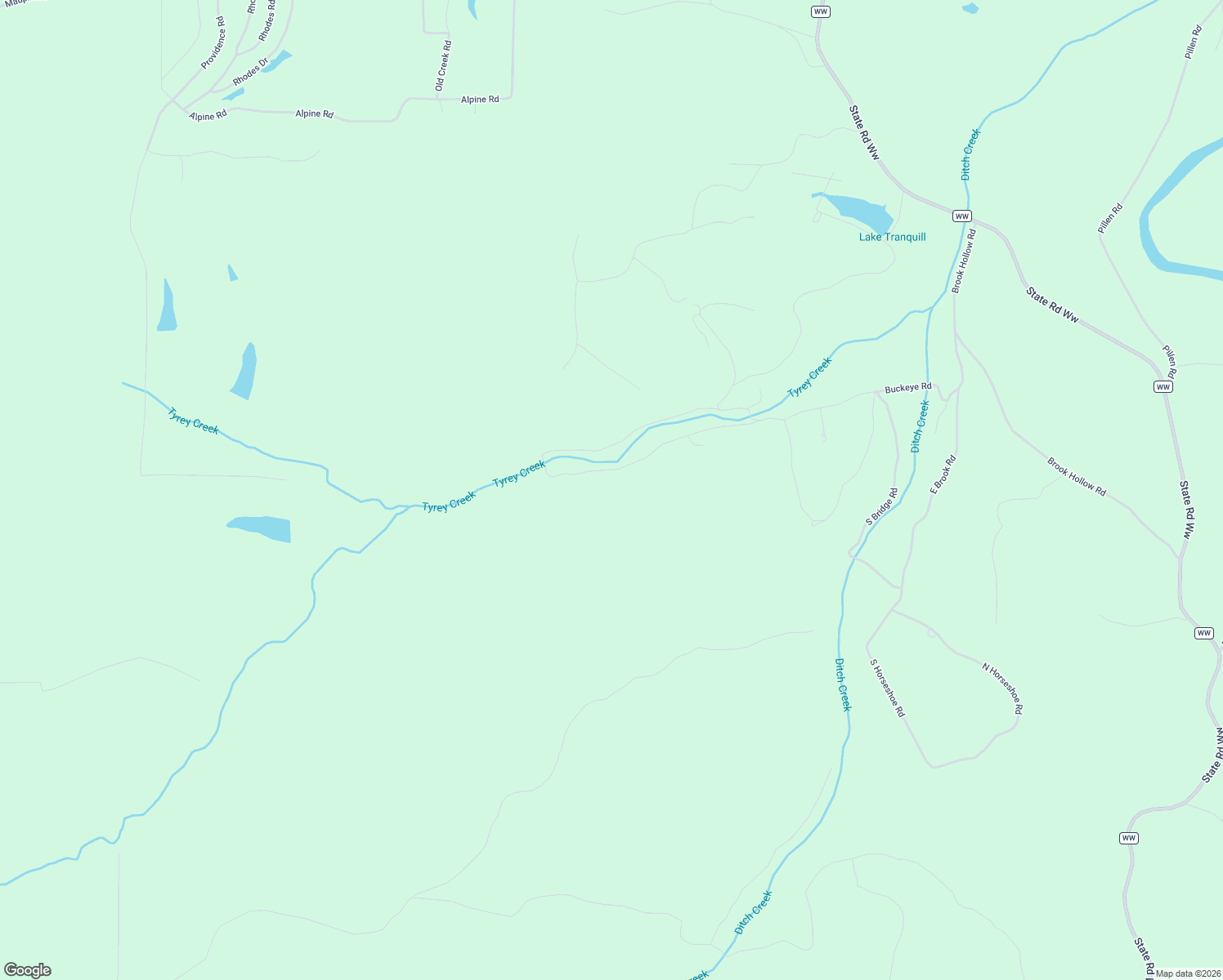 map of restaurants, bars, coffee shops, grocery stores, and more near 9106 Buckeye Road in Dittmer
