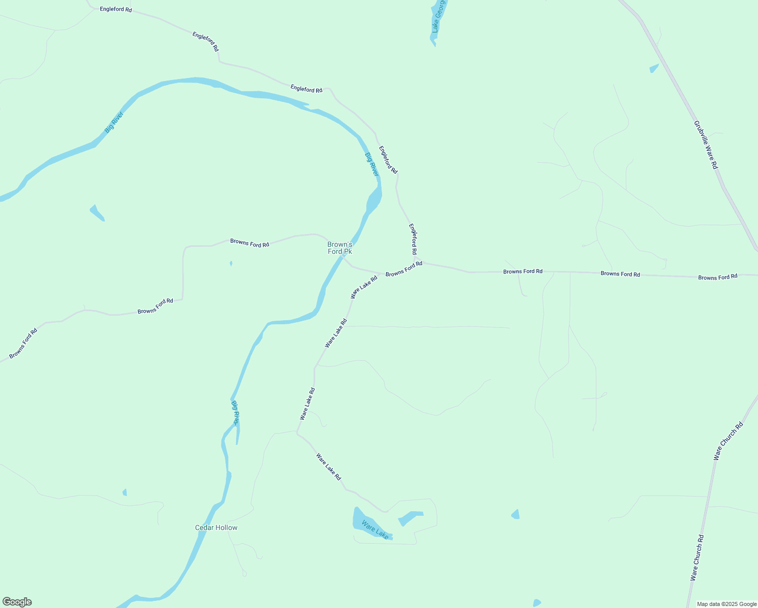 map of restaurants, bars, coffee shops, grocery stores, and more near 7660 Browns Ford Road in Dittmer