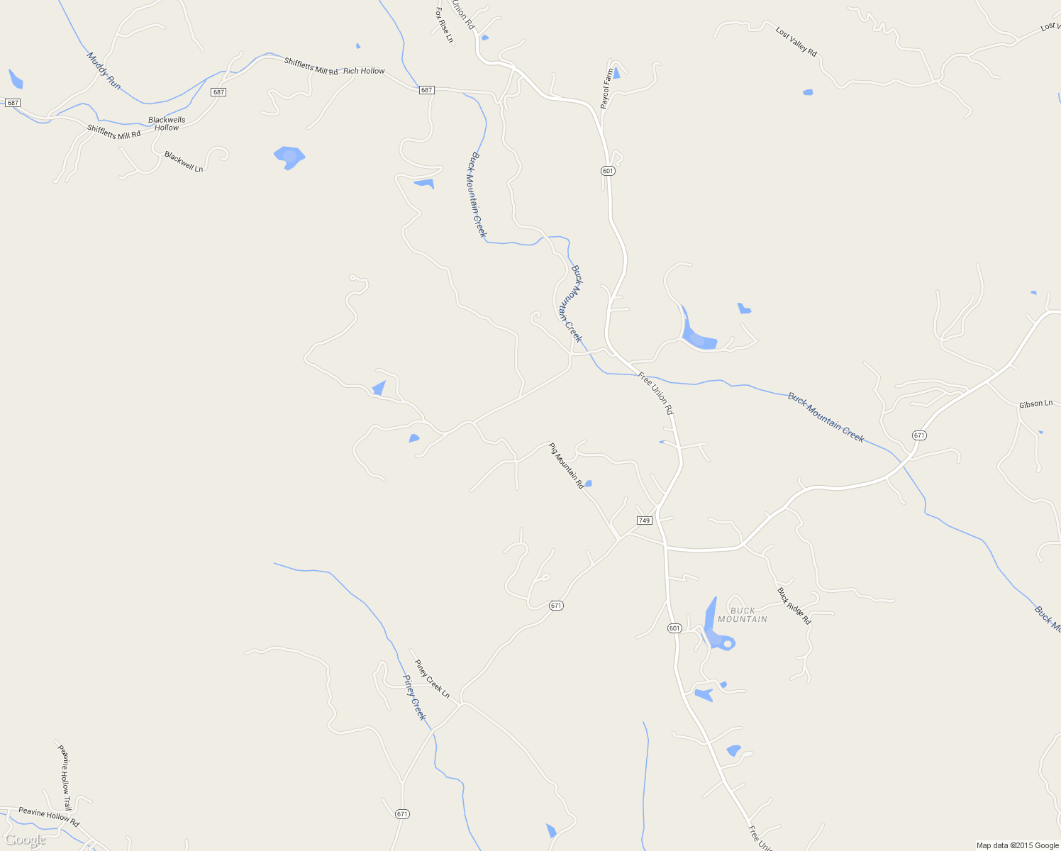 map of restaurants, bars, coffee shops, grocery stores, and more near 6220 Pig Mountain Road in Free Union