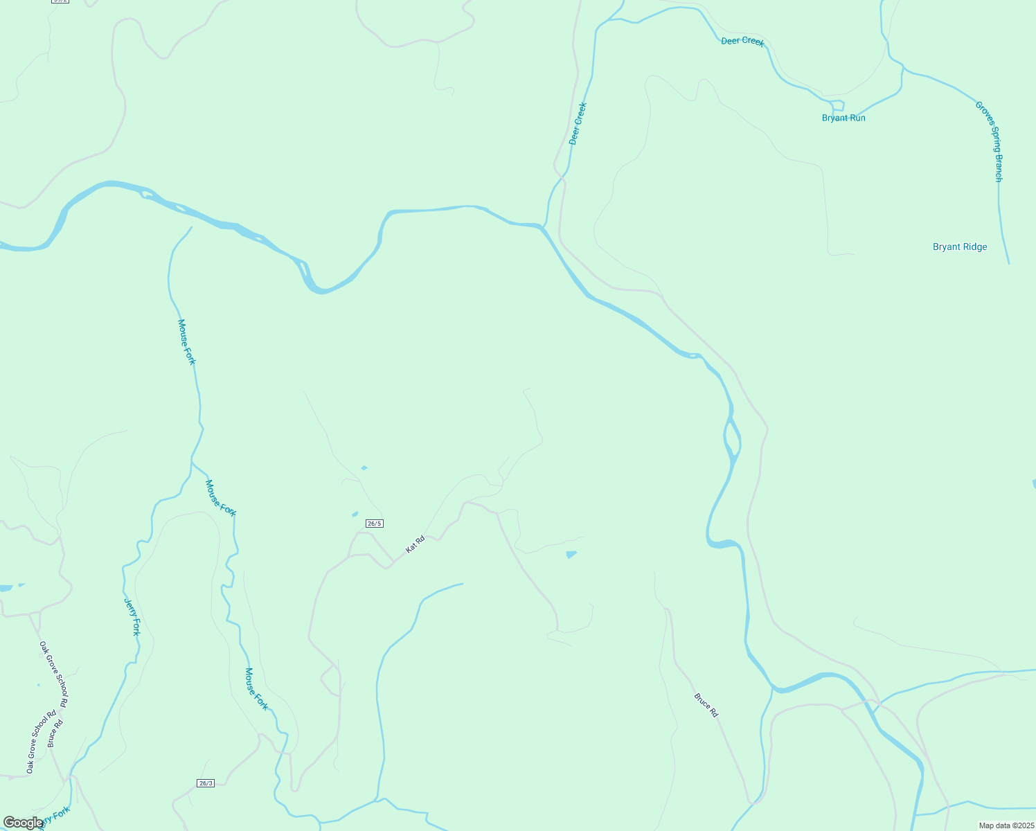 map of restaurants, bars, coffee shops, grocery stores, and more near 709 Kat Road in Mount Nebo