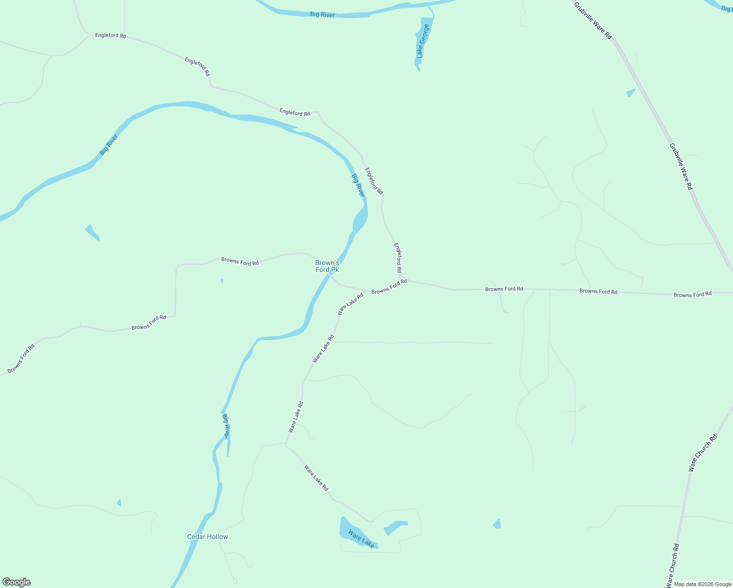 map of restaurants, bars, coffee shops, grocery stores, and more near 7758 Browns Ford Road in Dittmer