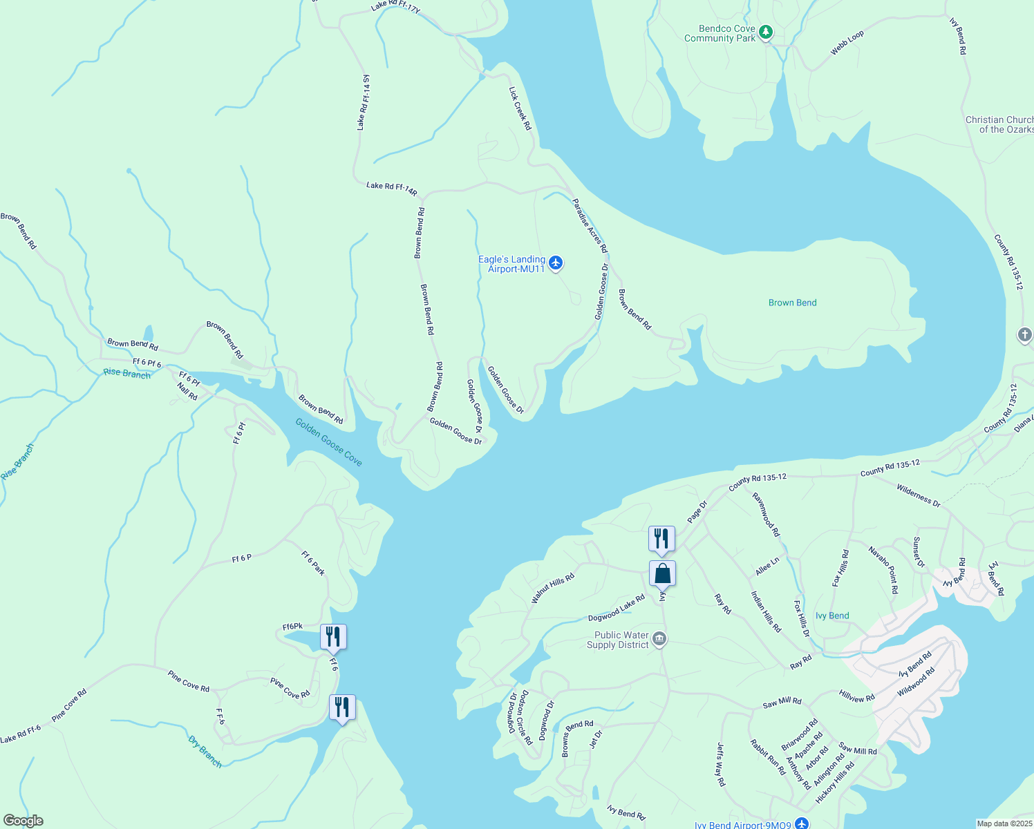 map of restaurants, bars, coffee shops, grocery stores, and more near 299 Vine Street in Edwards