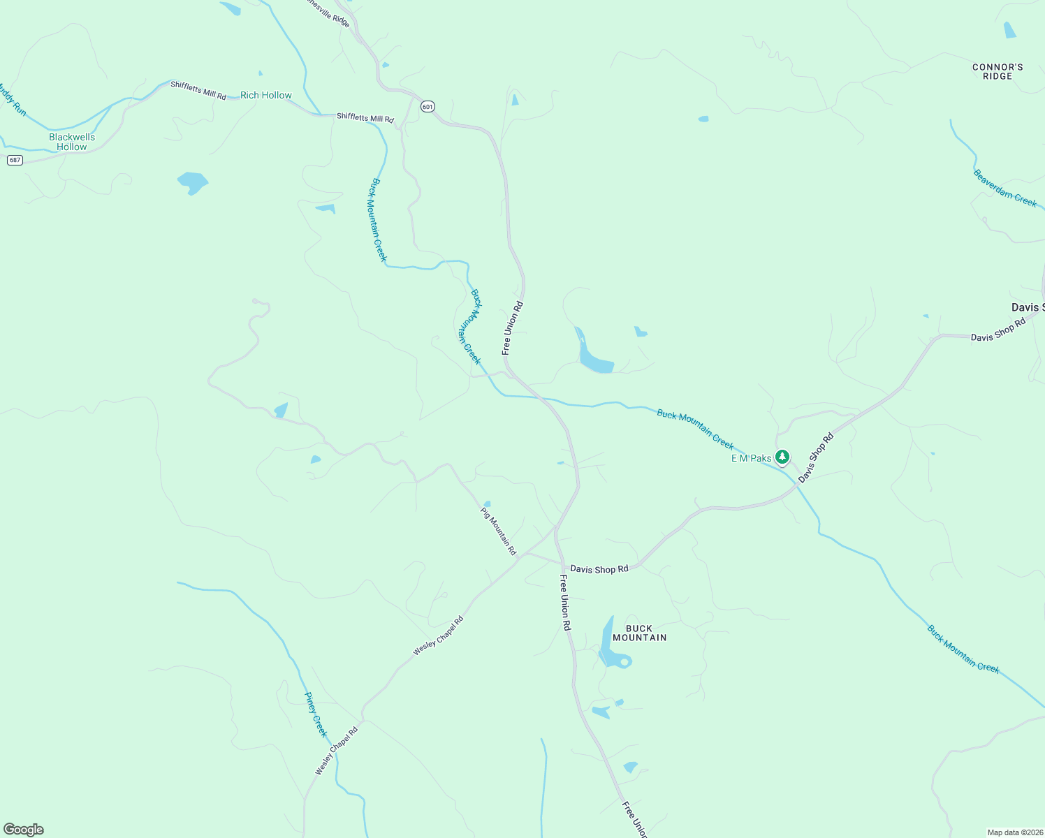 map of restaurants, bars, coffee shops, grocery stores, and more near 6300 Free Union Road in Free Union