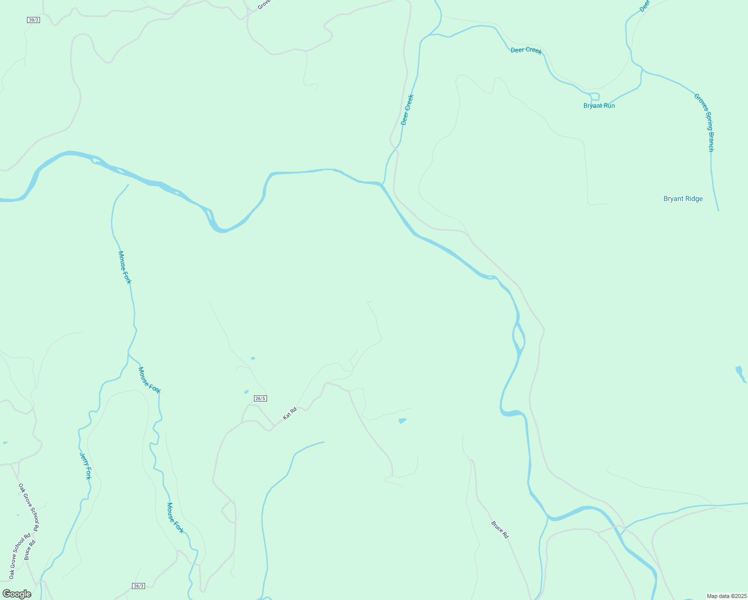 map of restaurants, bars, coffee shops, grocery stores, and more near 709 Kat Road in Mount Nebo