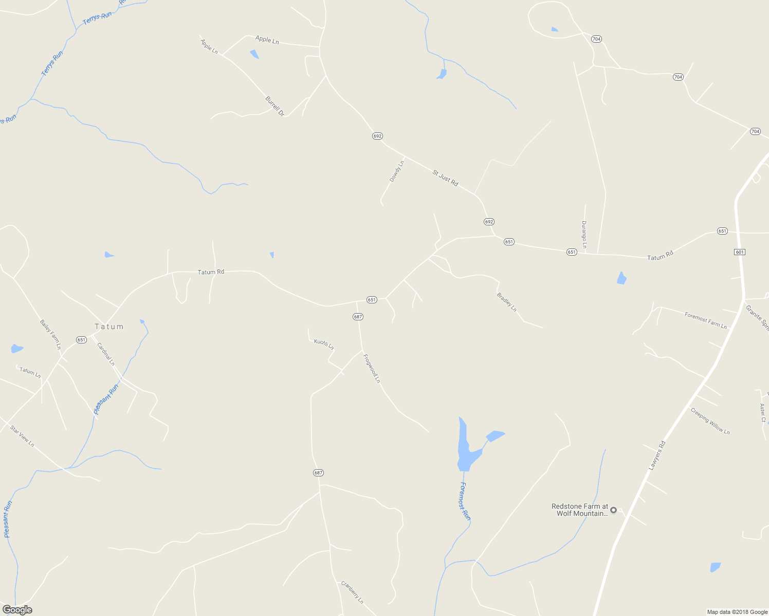 map of restaurants, bars, coffee shops, grocery stores, and more near 29018 Tatum Road in Unionville