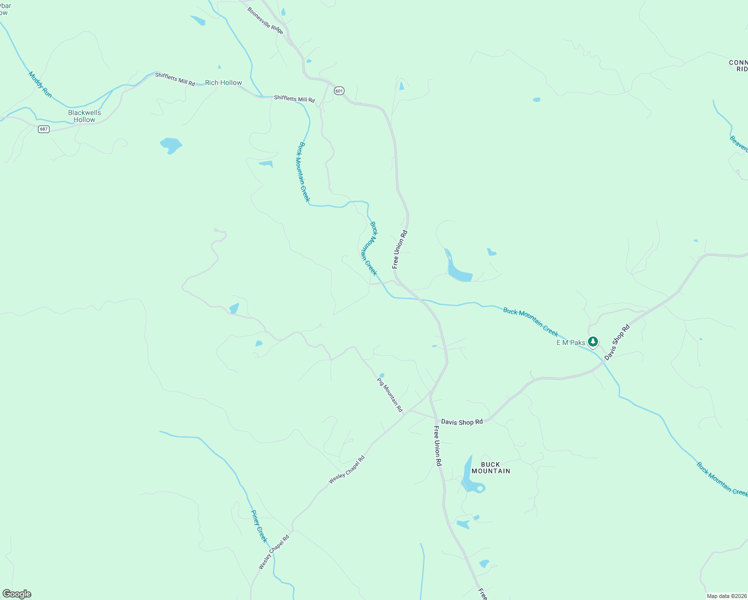 map of restaurants, bars, coffee shops, grocery stores, and more near 6300 Free Union Road in Free Union