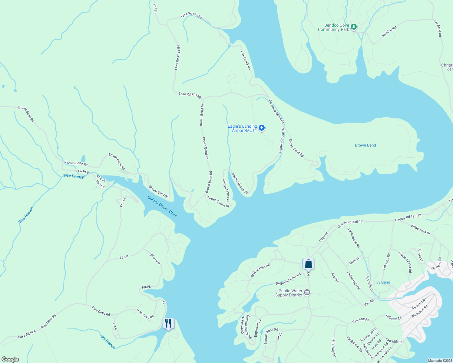 map of restaurants, bars, coffee shops, grocery stores, and more near 100-499 Golden Goose Drive in Edwards