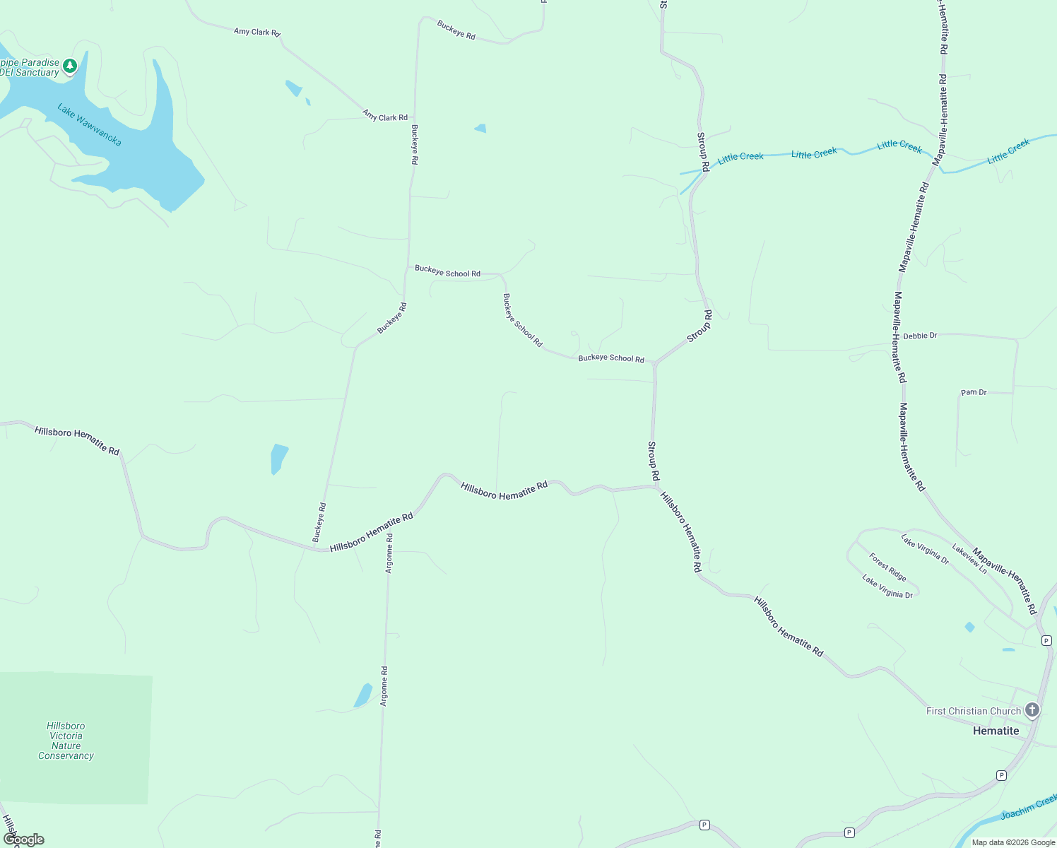 map of restaurants, bars, coffee shops, grocery stores, and more near 11074 Scorpion Road in Festus