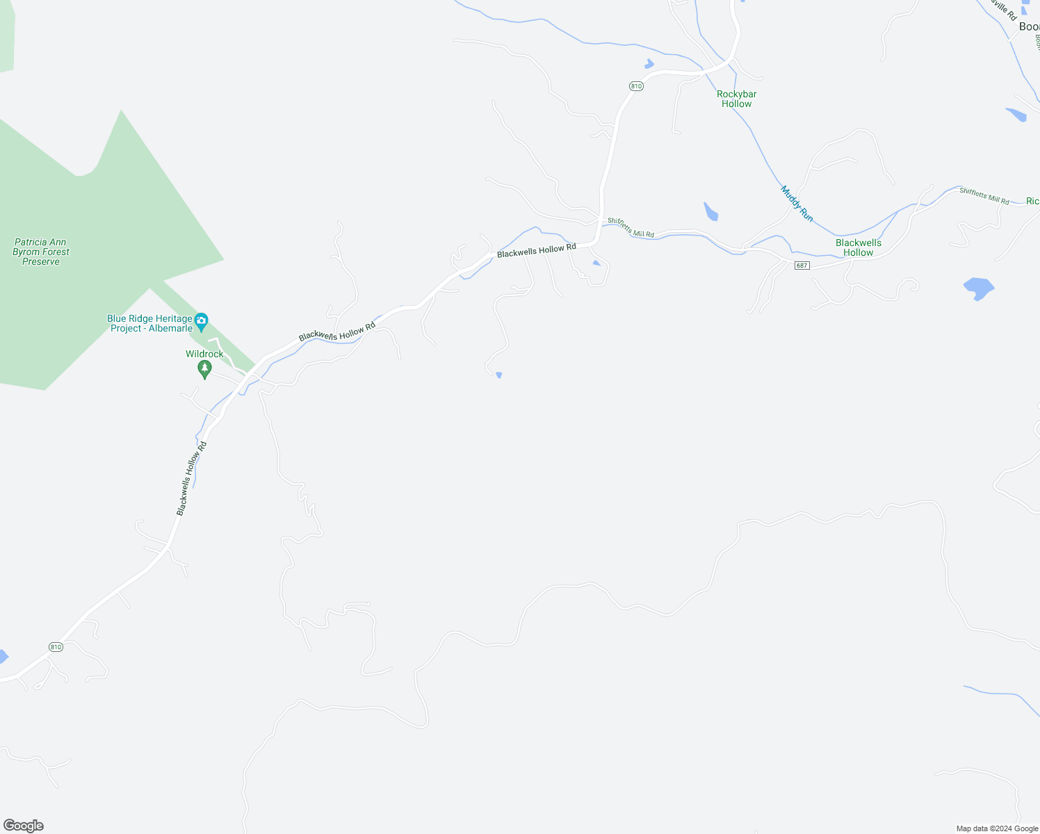 map of restaurants, bars, coffee shops, grocery stores, and more near 6959 Blackwells Hollow Road in Crozet