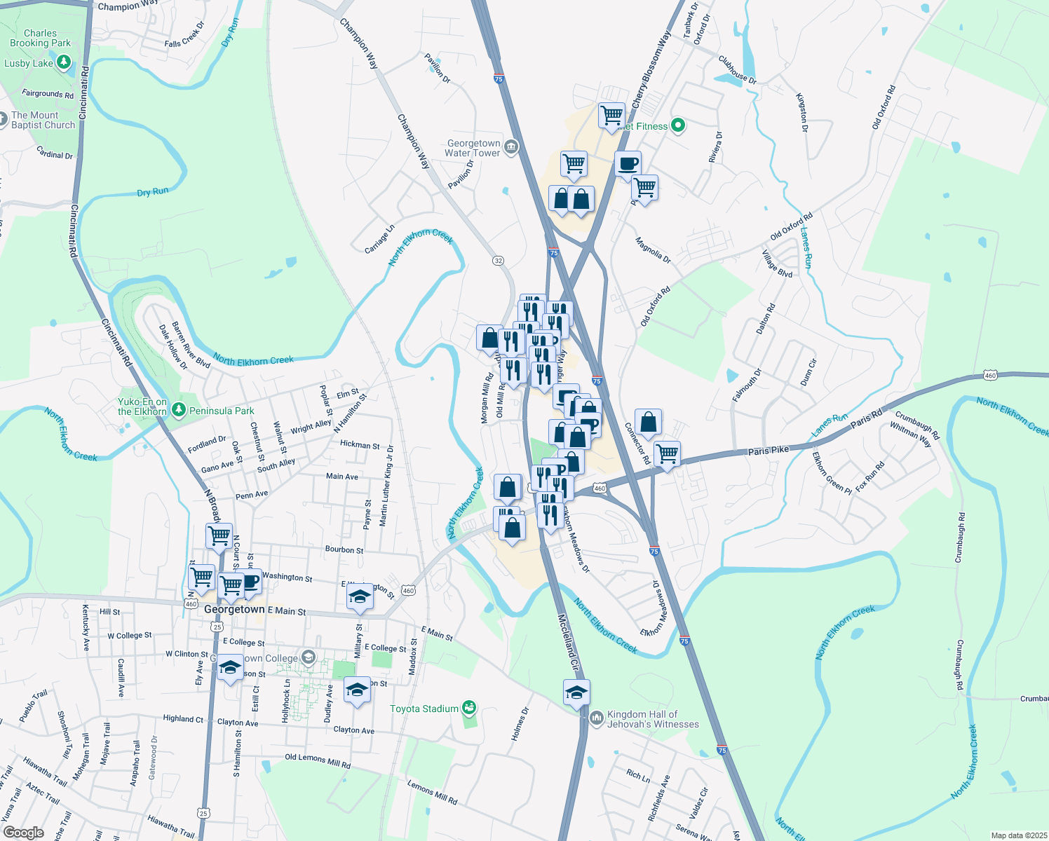 Mill Road, KY Walk Score