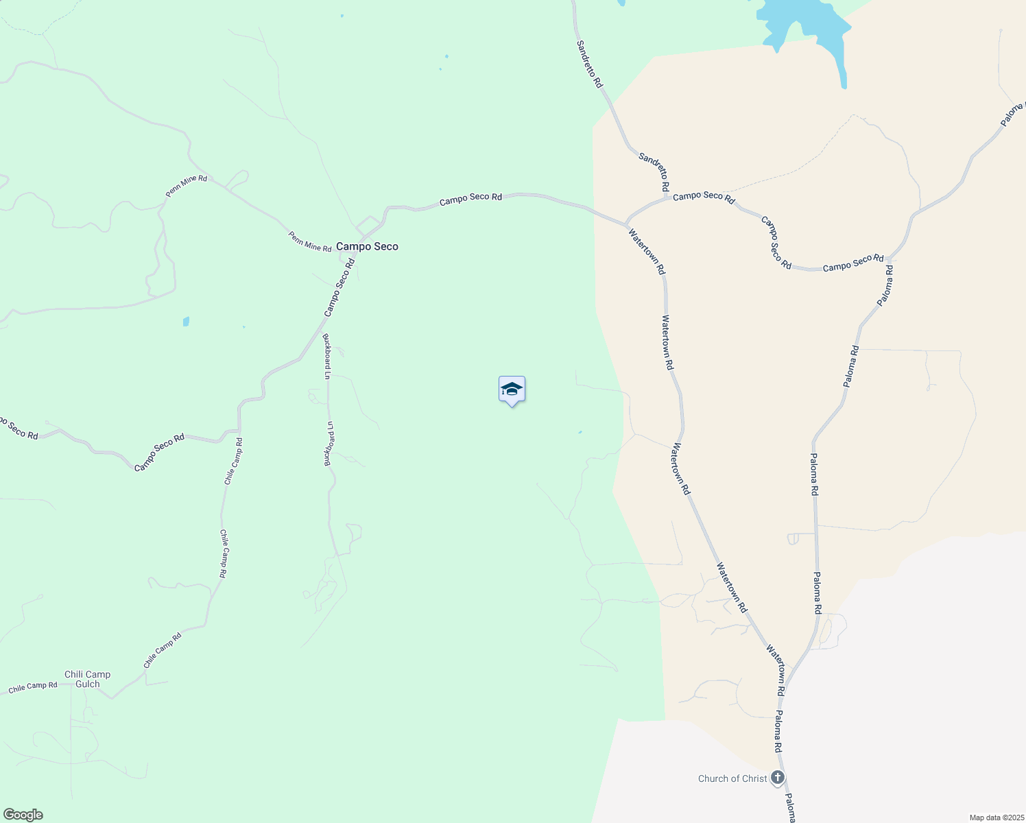 map of restaurants, bars, coffee shops, grocery stores, and more near in Campo Seco