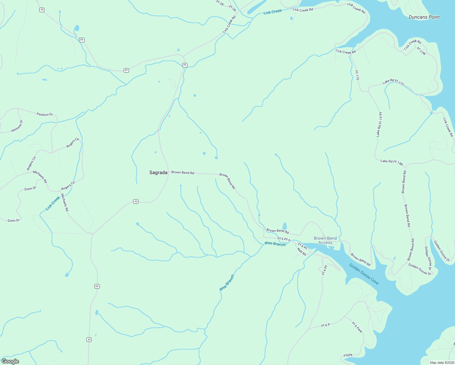 map of restaurants, bars, coffee shops, grocery stores, and more near 492 Brown Bend Road in Edwards