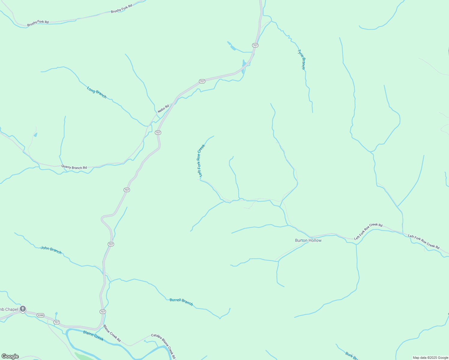 map of restaurants, bars, coffee shops, grocery stores, and more near 2703 Roe Creek Road in Catlettsburg