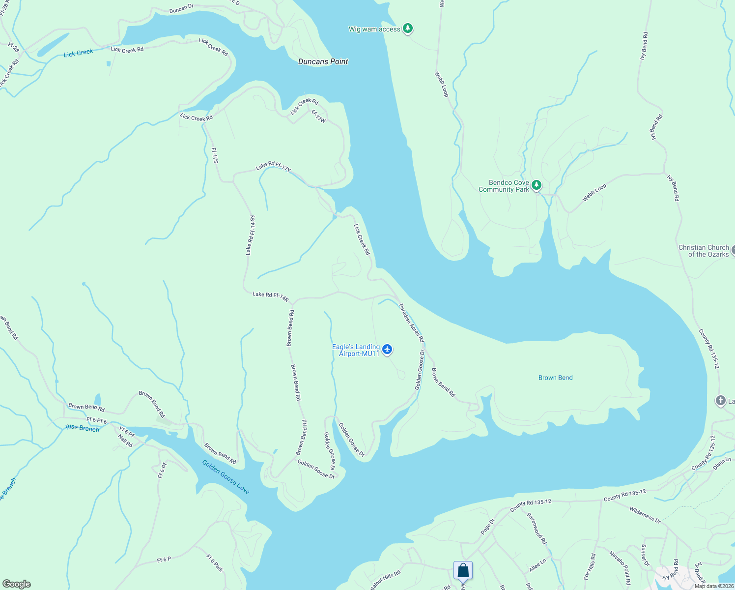 map of restaurants, bars, coffee shops, grocery stores, and more near Lake Road Ff-14 in EDWARDS