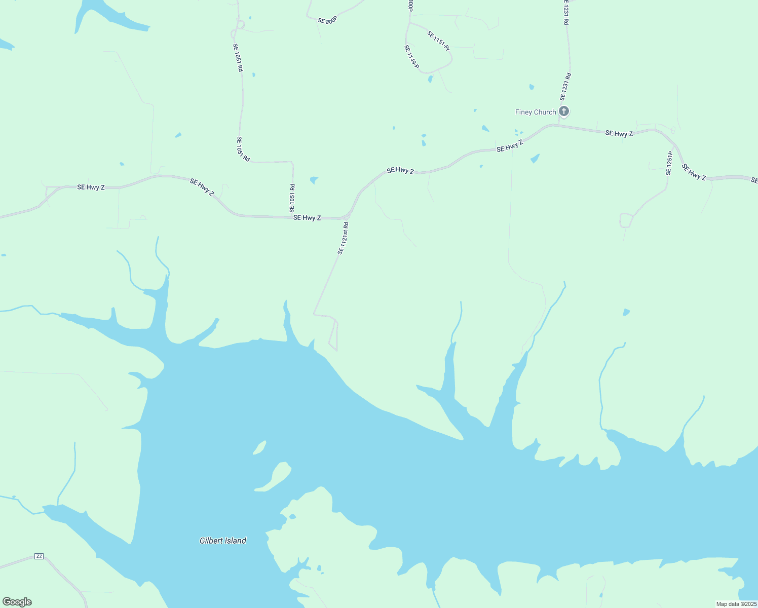 map of restaurants, bars, coffee shops, grocery stores, and more near Southeast 1121st Road in Deepwater