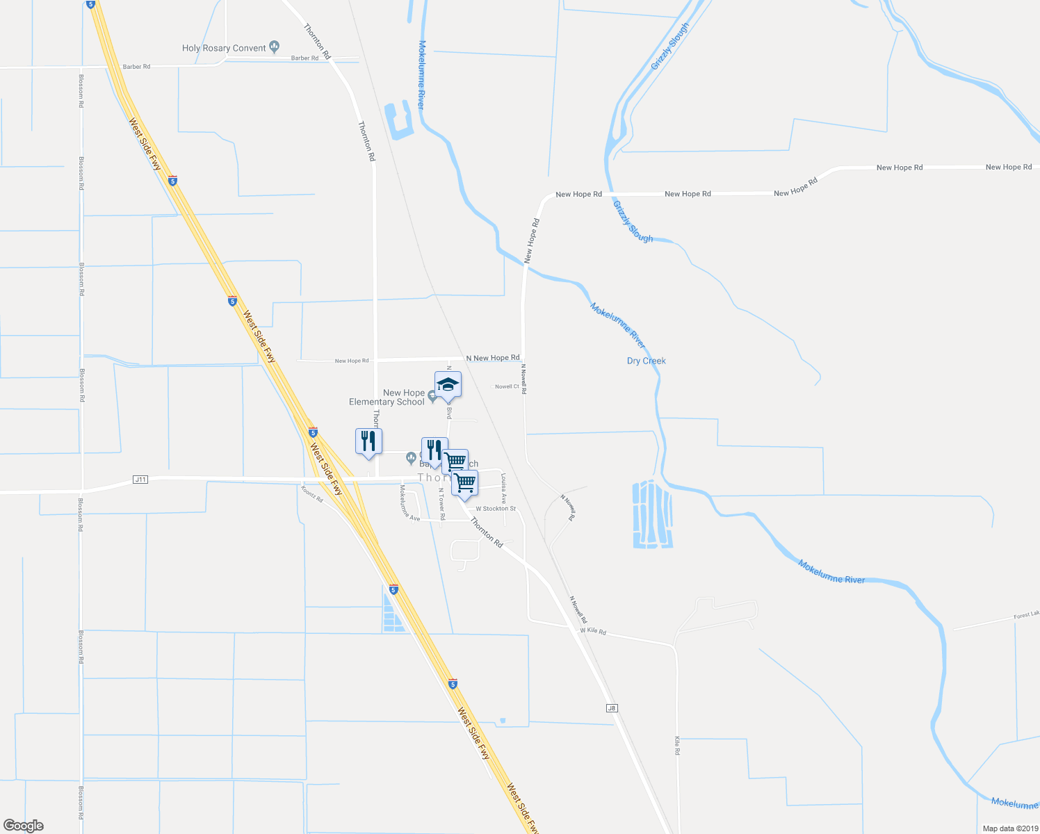 map of restaurants, bars, coffee shops, grocery stores, and more near 26777 North Nowell Road in Thornton