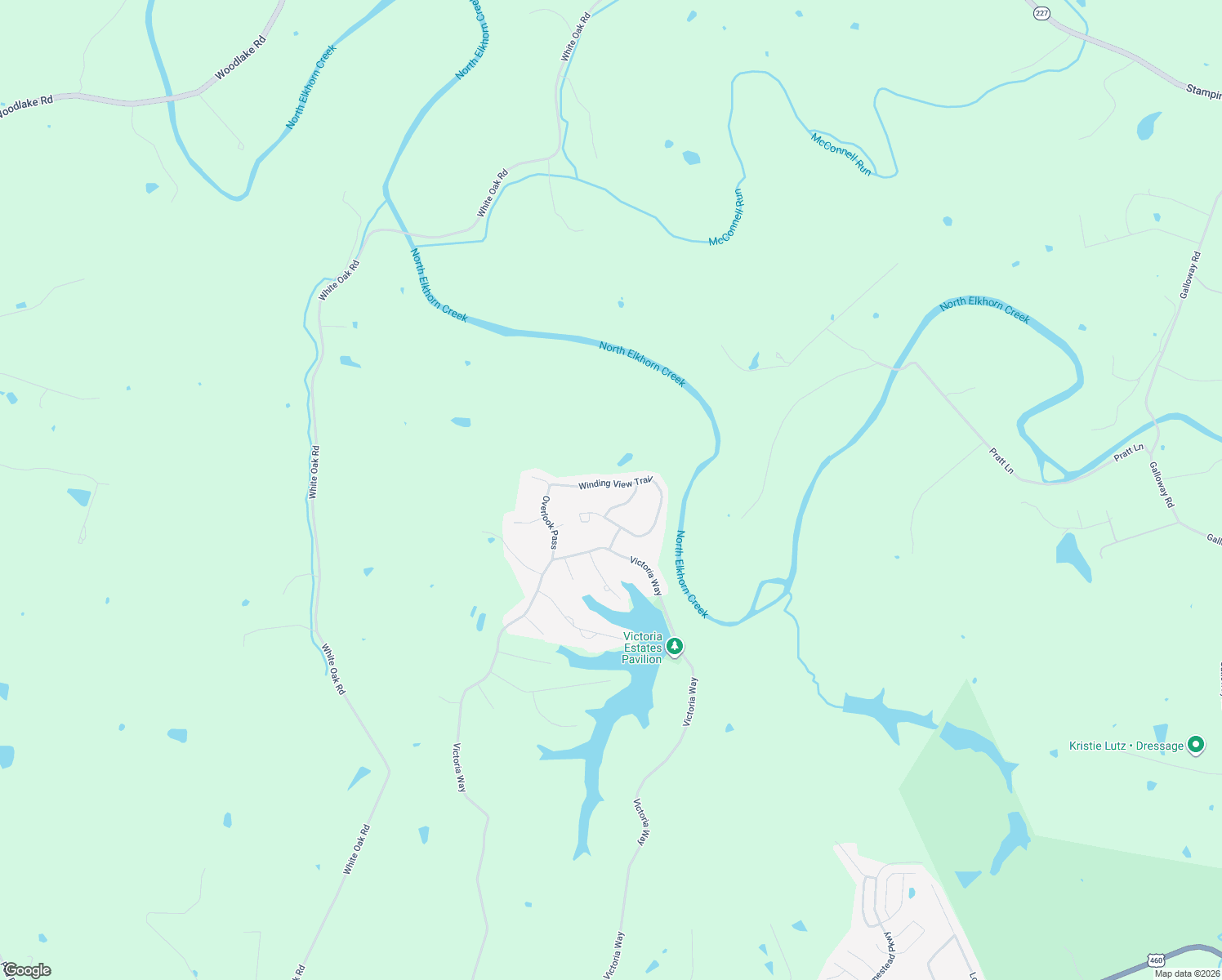 map of restaurants, bars, coffee shops, grocery stores, and more near 104 Fallen Leaf Trail in Georgetown