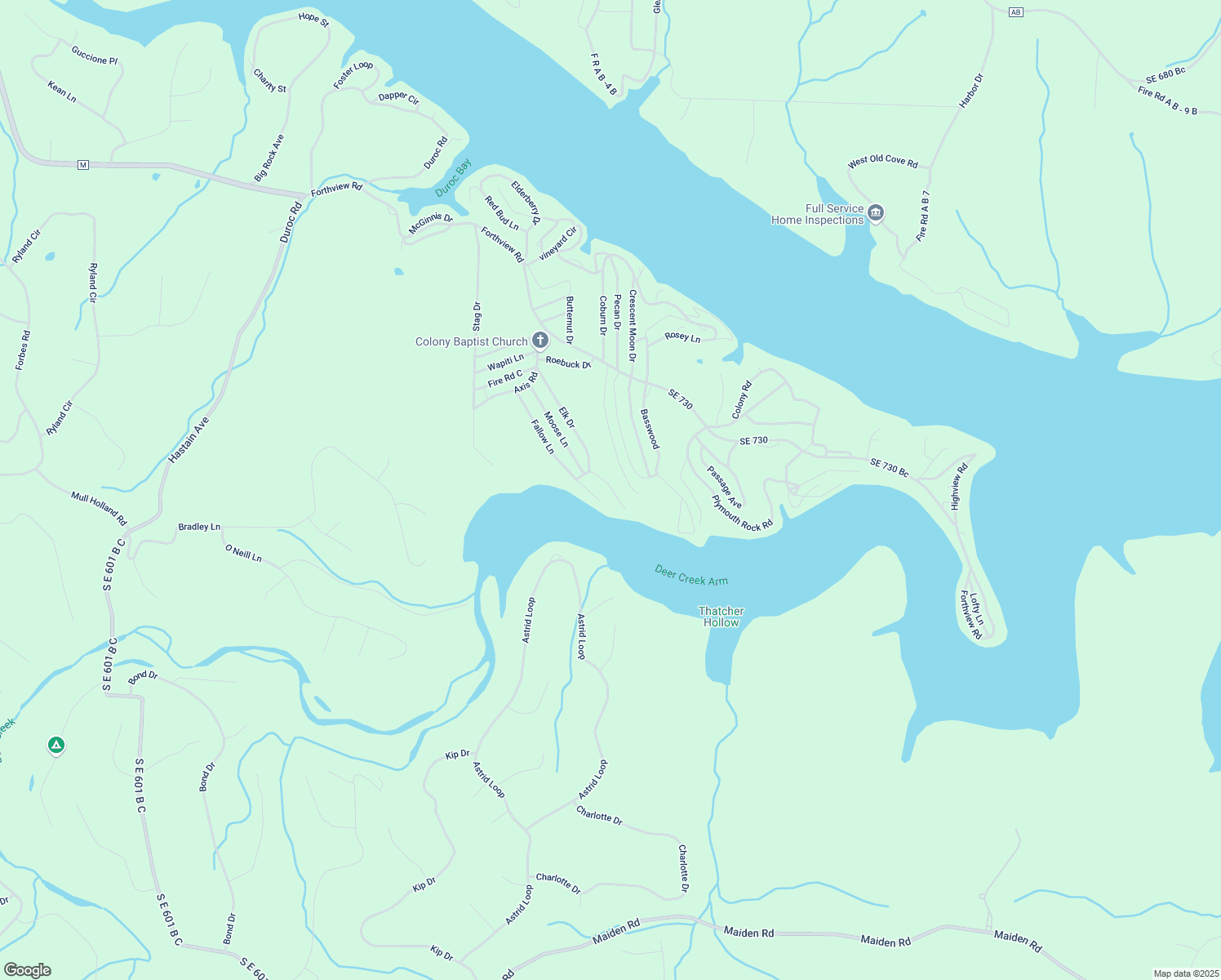 map of restaurants, bars, coffee shops, grocery stores, and more near Elk Drive in Edwards