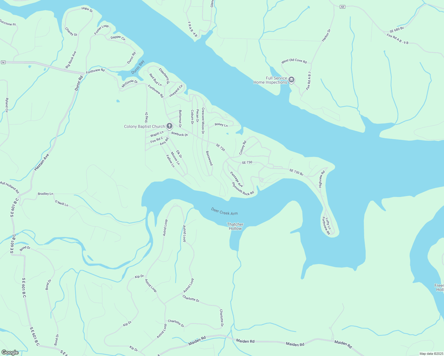map of restaurants, bars, coffee shops, grocery stores, and more near Bedford Road in Benton County