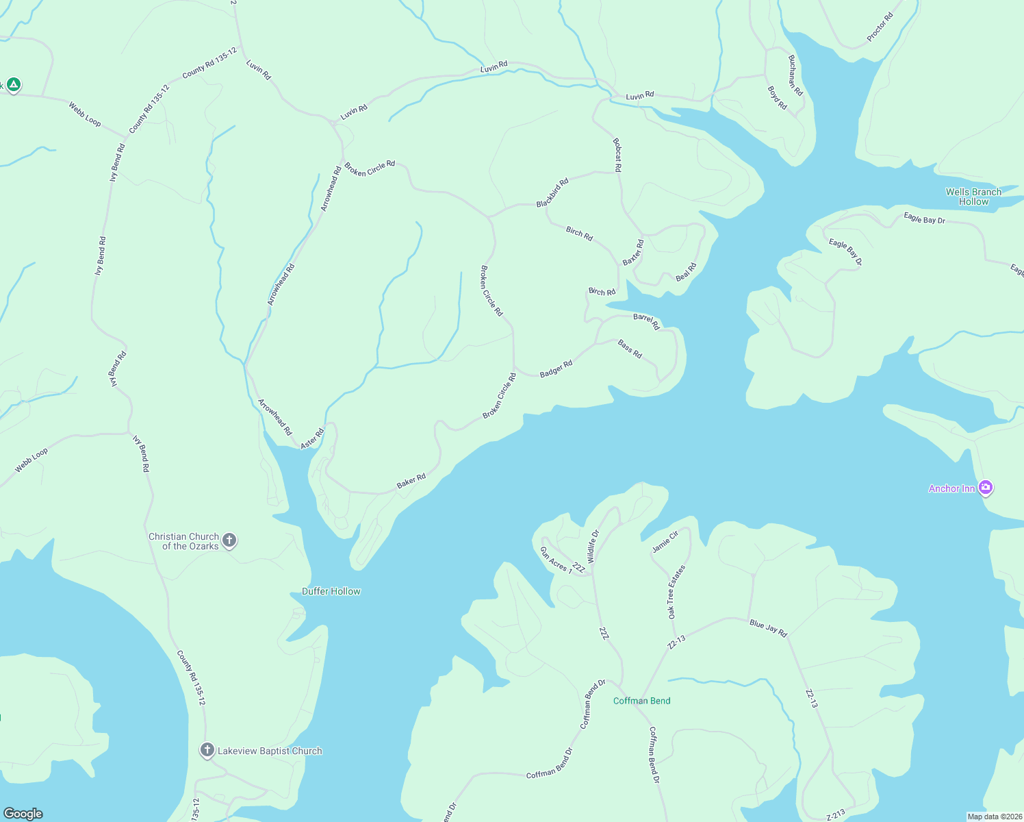 map of restaurants, bars, coffee shops, grocery stores, and more near 31599 Broken Circle Road in Stover