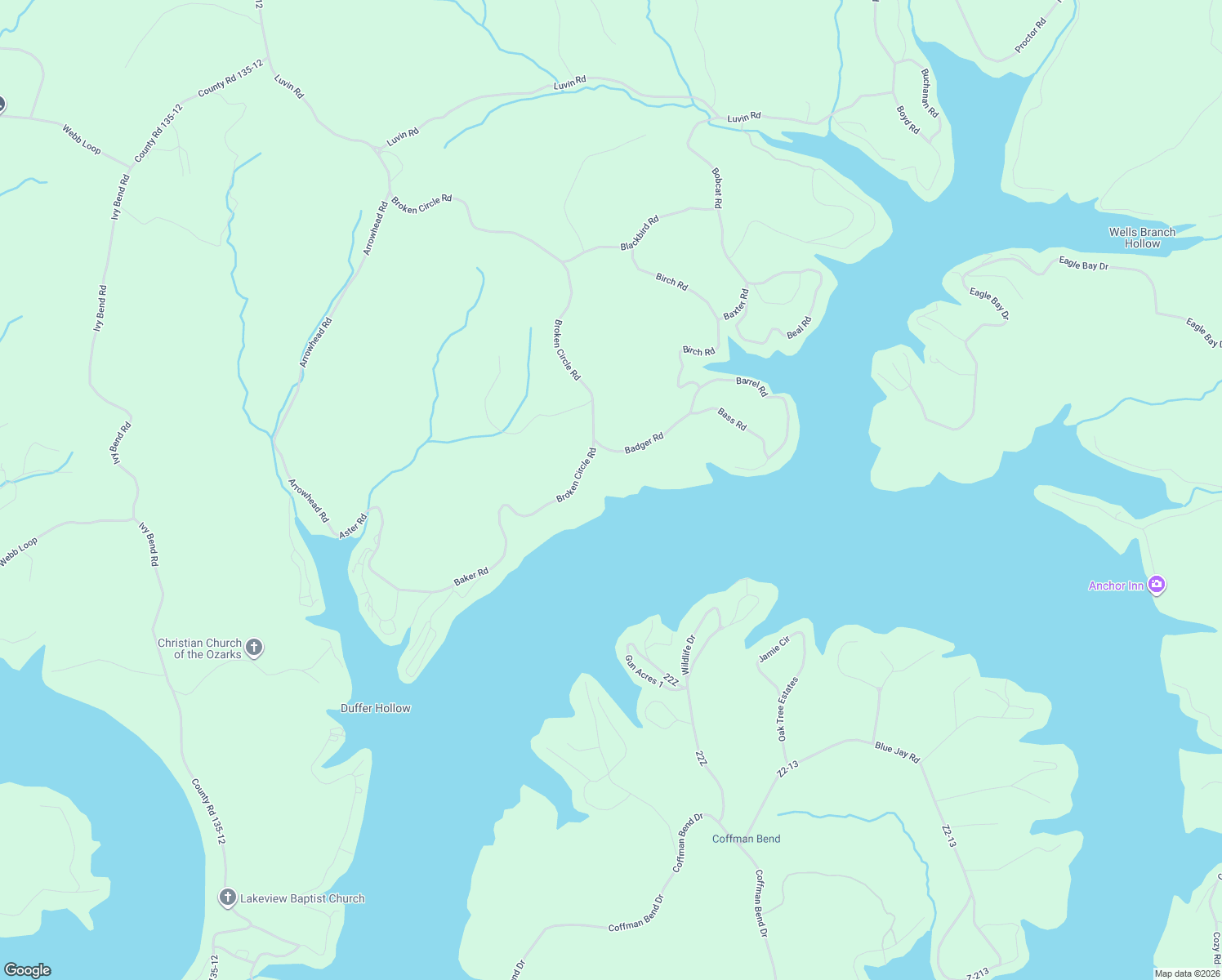 map of restaurants, bars, coffee shops, grocery stores, and more near 31599 Broken Circle Road in Stover