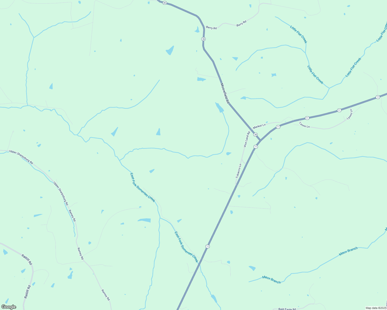 map of restaurants, bars, coffee shops, grocery stores, and more near 357 Willow Lane in Sharpsburg