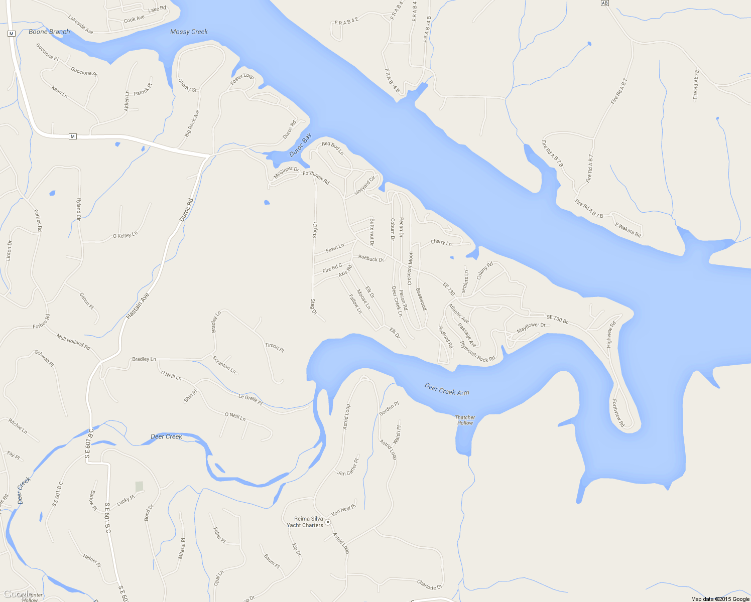 map of restaurants, bars, coffee shops, grocery stores, and more near Elk Drive in Edwards