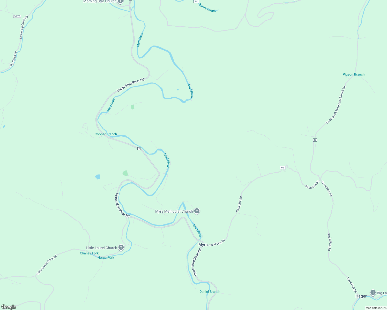 map of restaurants, bars, coffee shops, grocery stores, and more near in Myra