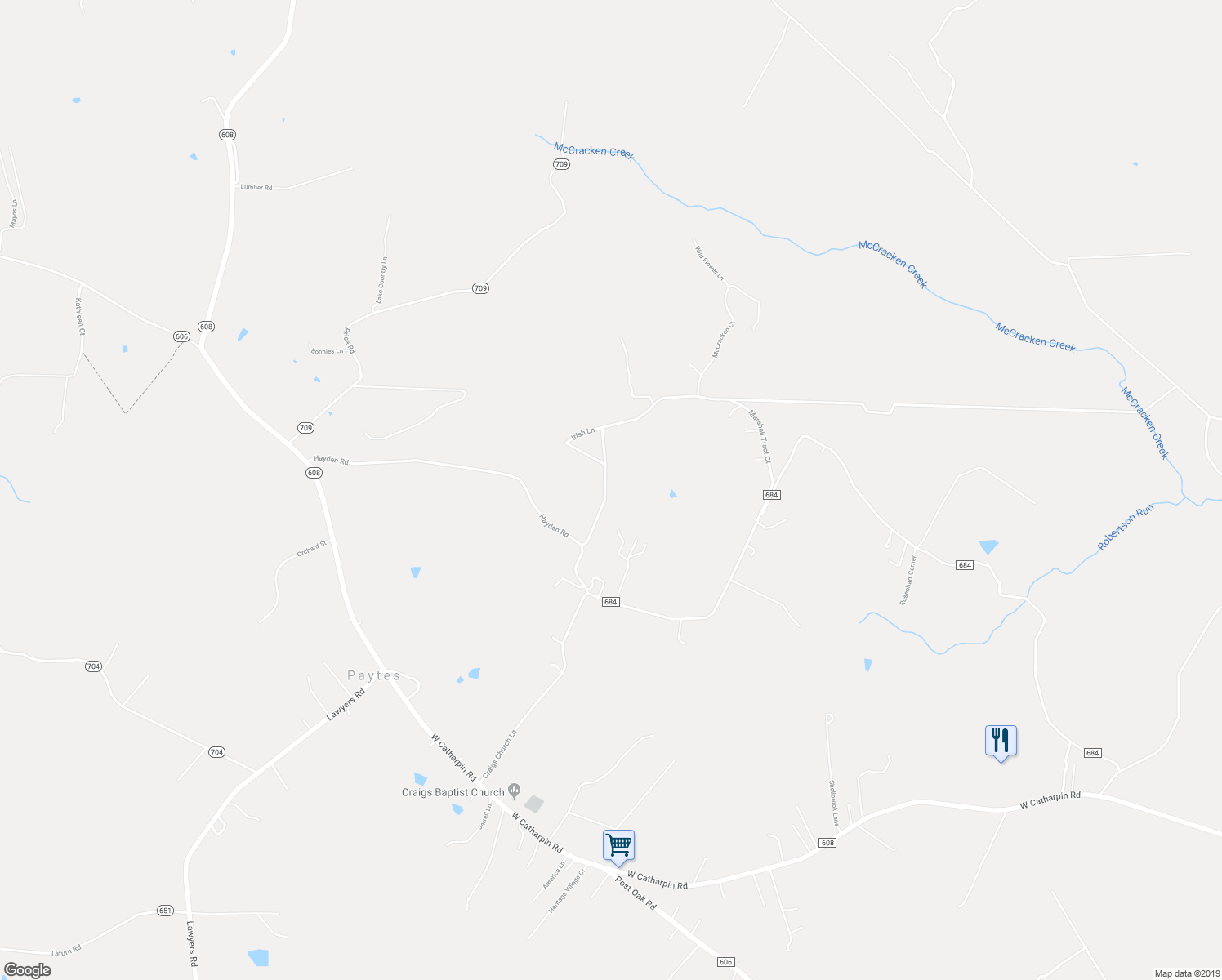 map of restaurants, bars, coffee shops, grocery stores, and more near 9931 Irish Lane in Spotsylvania Courthouse