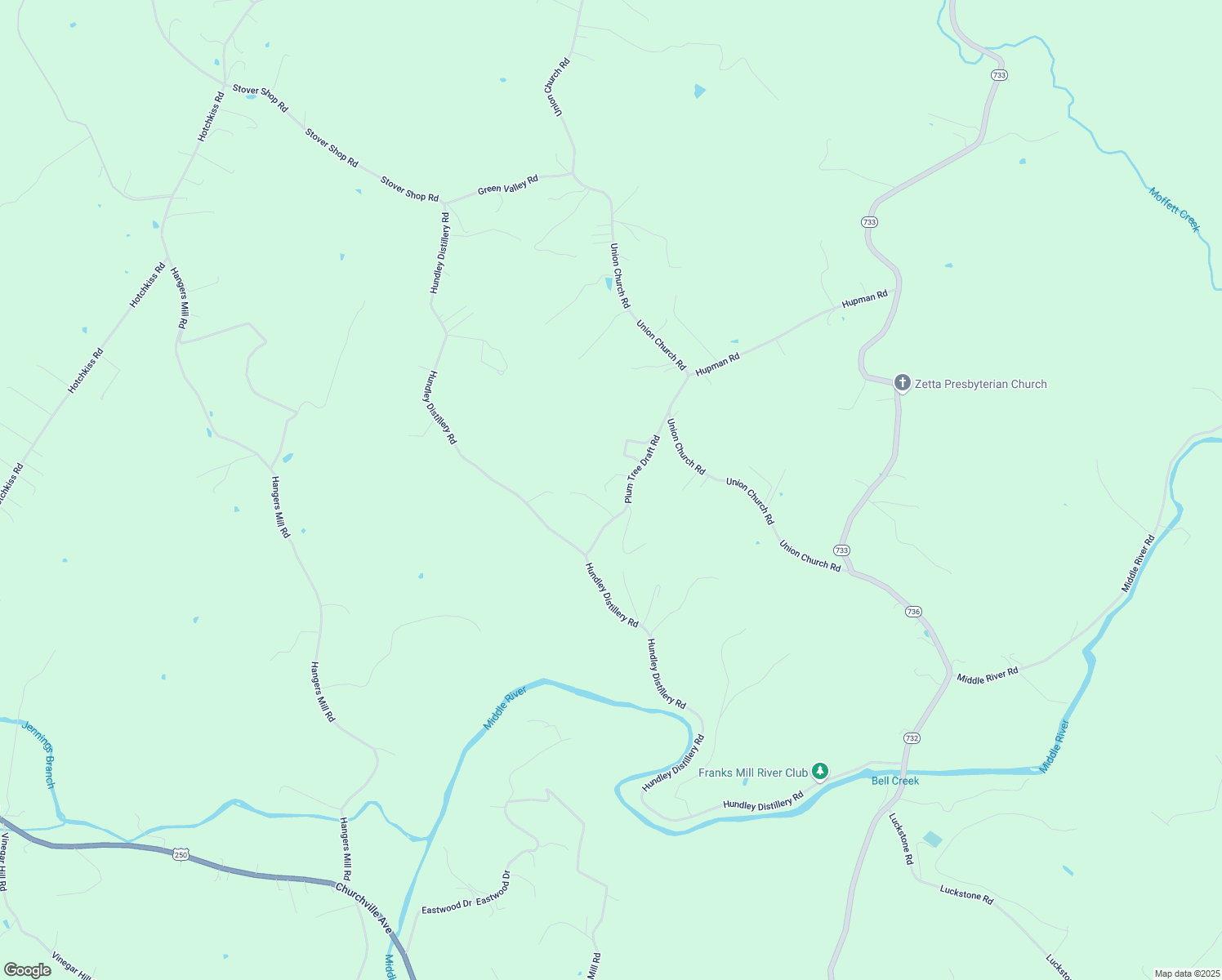 map of restaurants, bars, coffee shops, grocery stores, and more near 108 Plum Tree Draft Road in Churchville